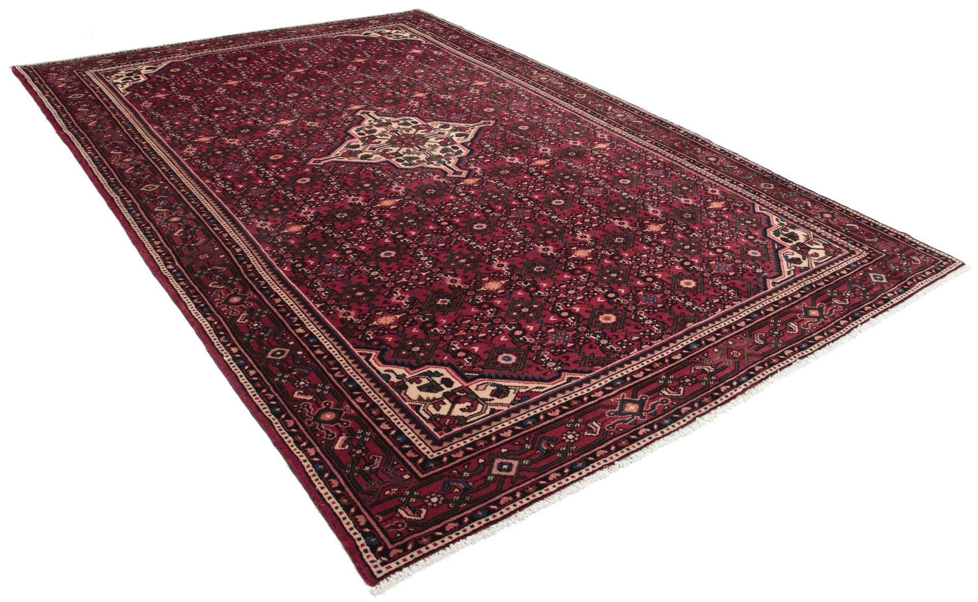 Hamadan Perserteppich aus Iran, 205 × 300 cm