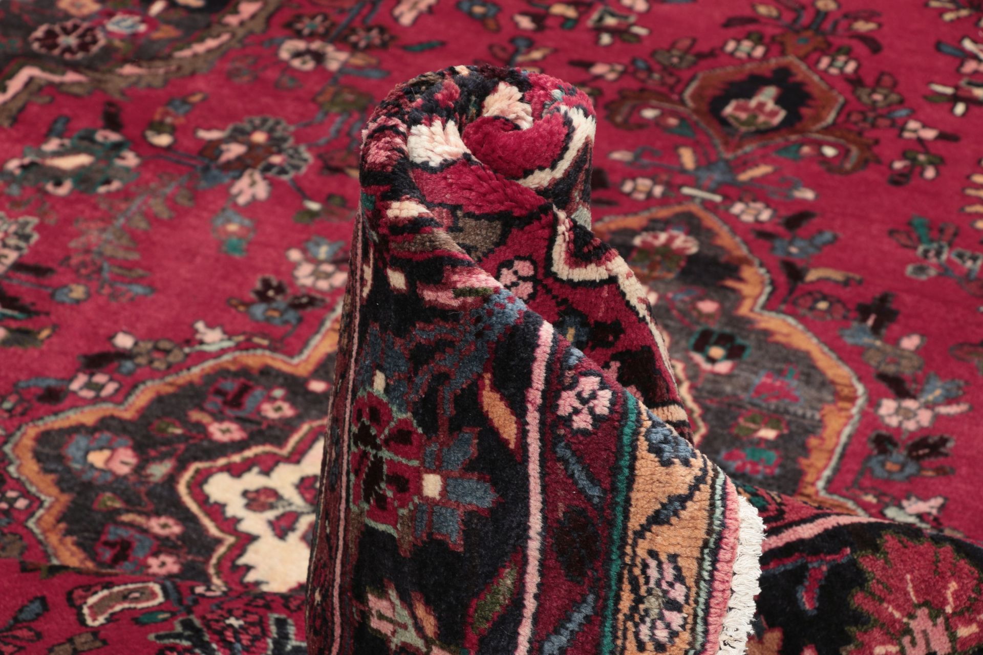 perserteppich-hamadan-209-x-313-cm-wolle-handgeknupft-herati-muster-9 Hamadan Perserteppich 209 × 313 cm aus Wolle, handgeknüpft