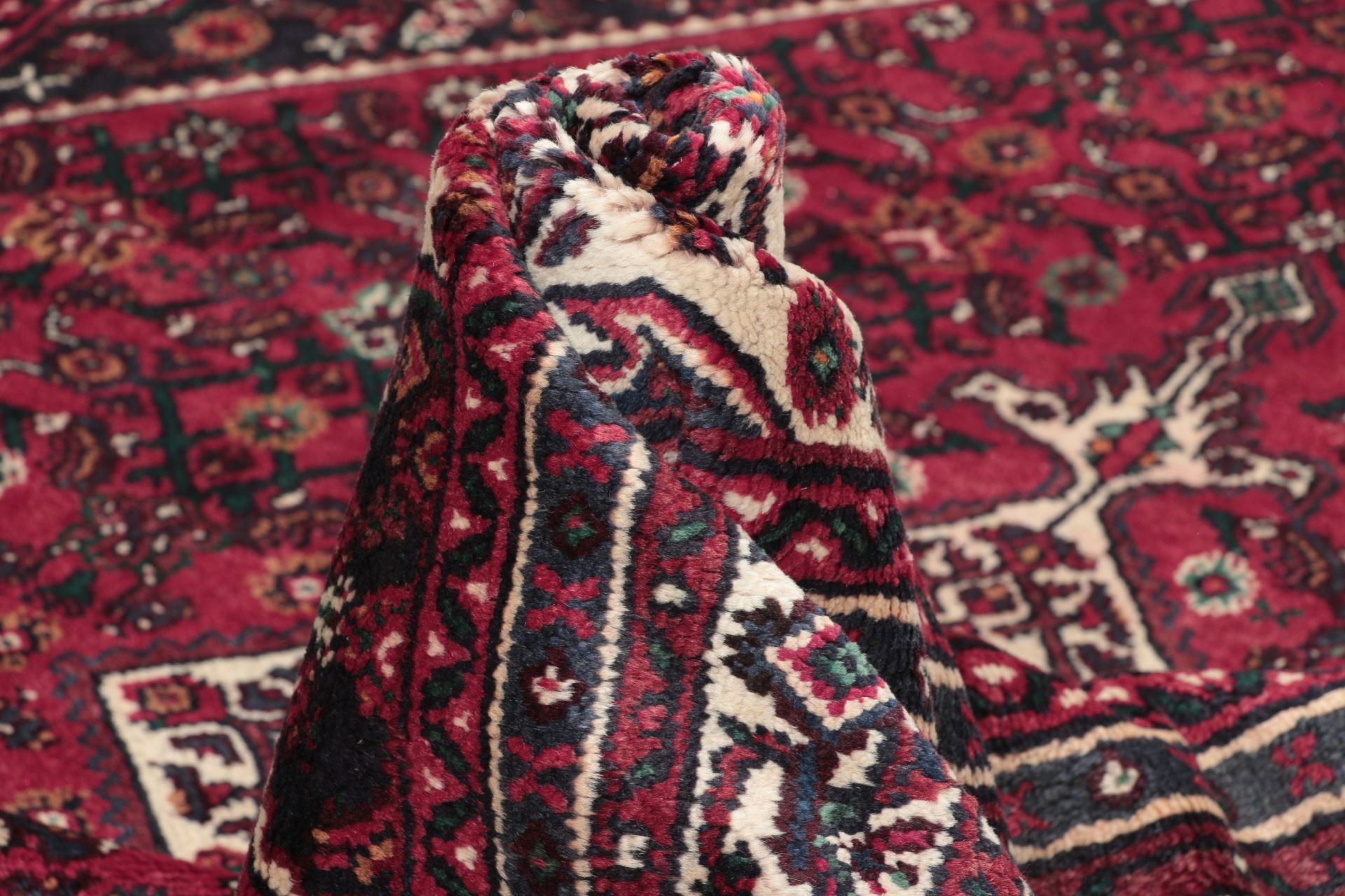 perserteppich-hamedan-213-x-300-cm-baumwolle-handgeknupft-9 Handgeknüpfter Hamadan Perserteppich, 213 × 300 cm, Wolle