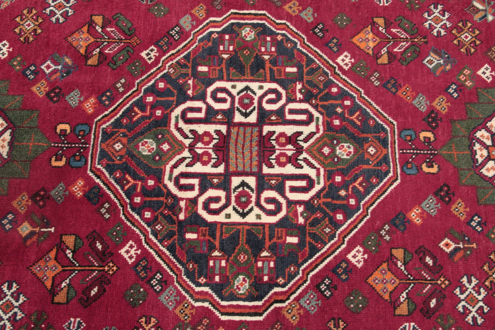 Handgeknüpfter Qashqai Perserteppich, 185 × 275 cm, Wolle