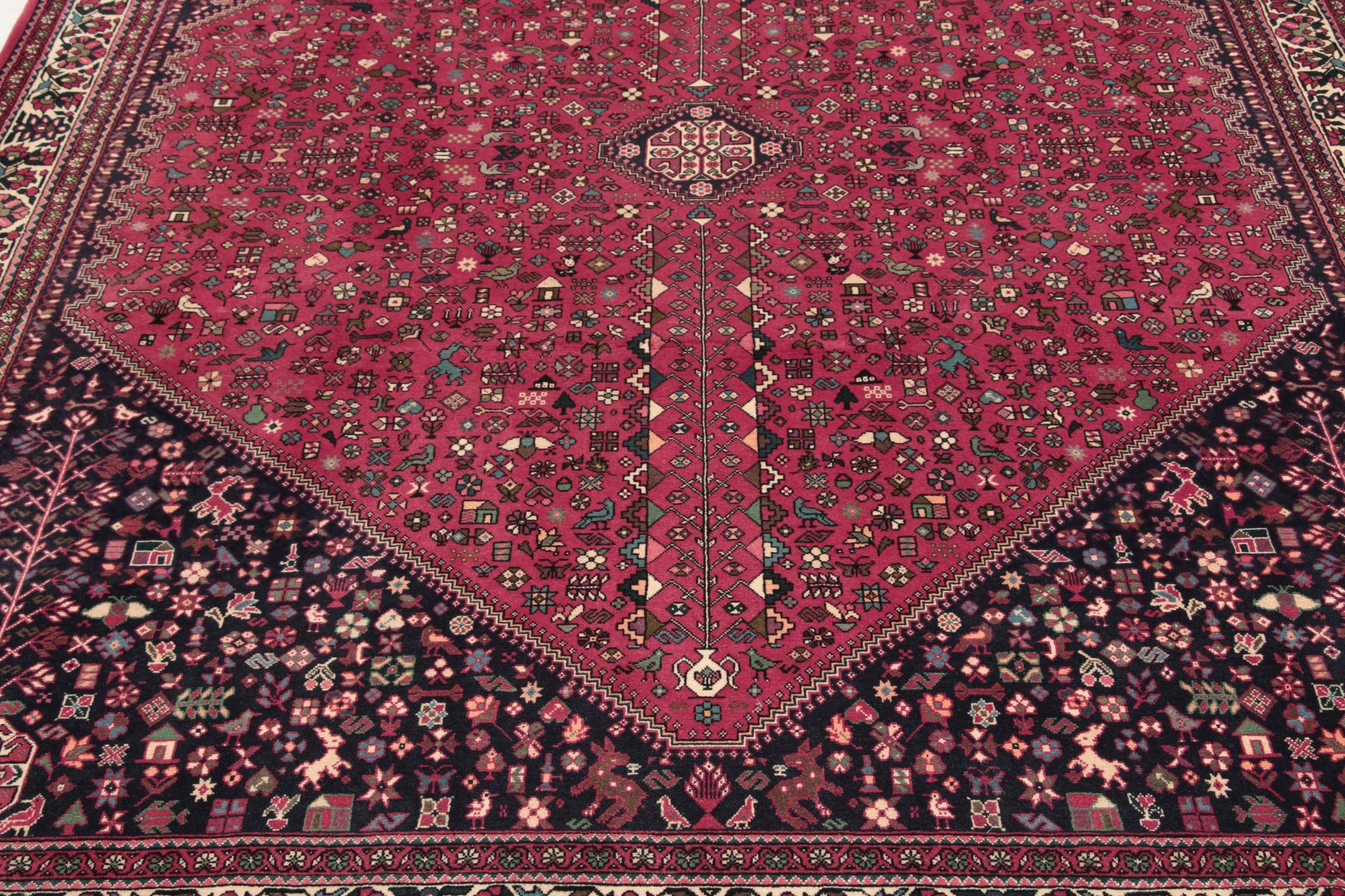 Perserteppich 207 × 300 cm aus Wolle, handgeknüpft