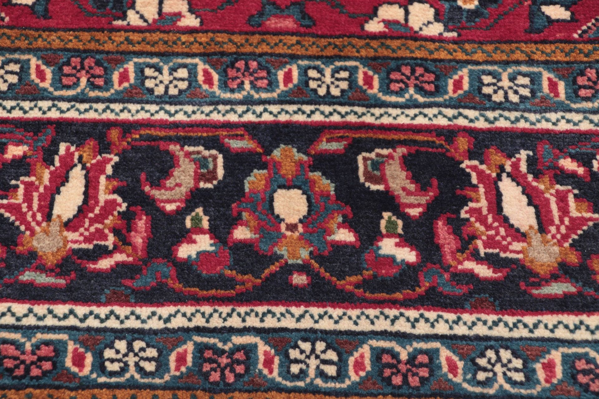 Handgeknüpfter Perserteppich, 216 × 318 cm, Wolle