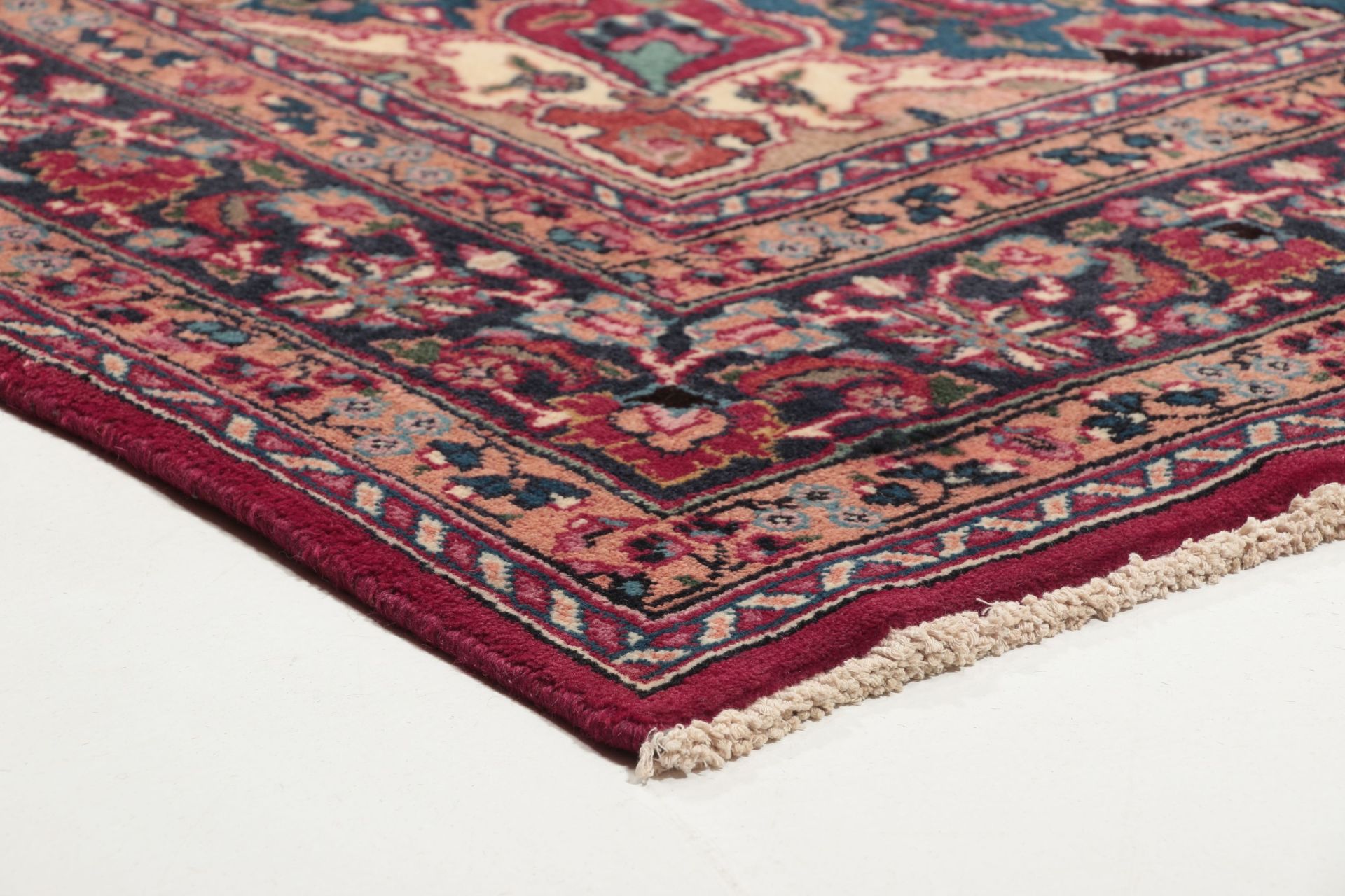 Mashhad Perserteppich aus Iran, 192 × 287 cm