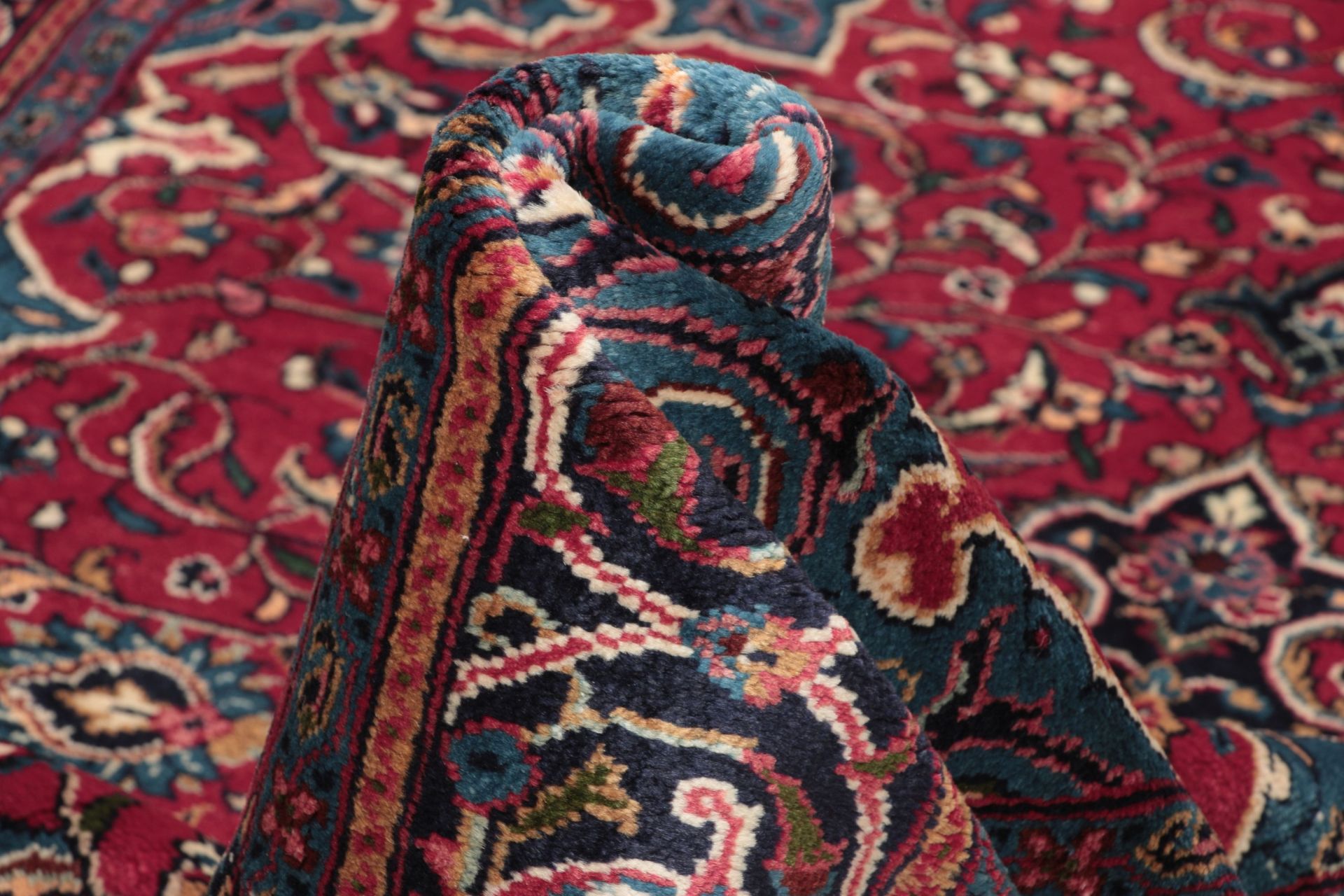 Handgeknüpfter Hamadan Perserteppich 207 × 313 cm