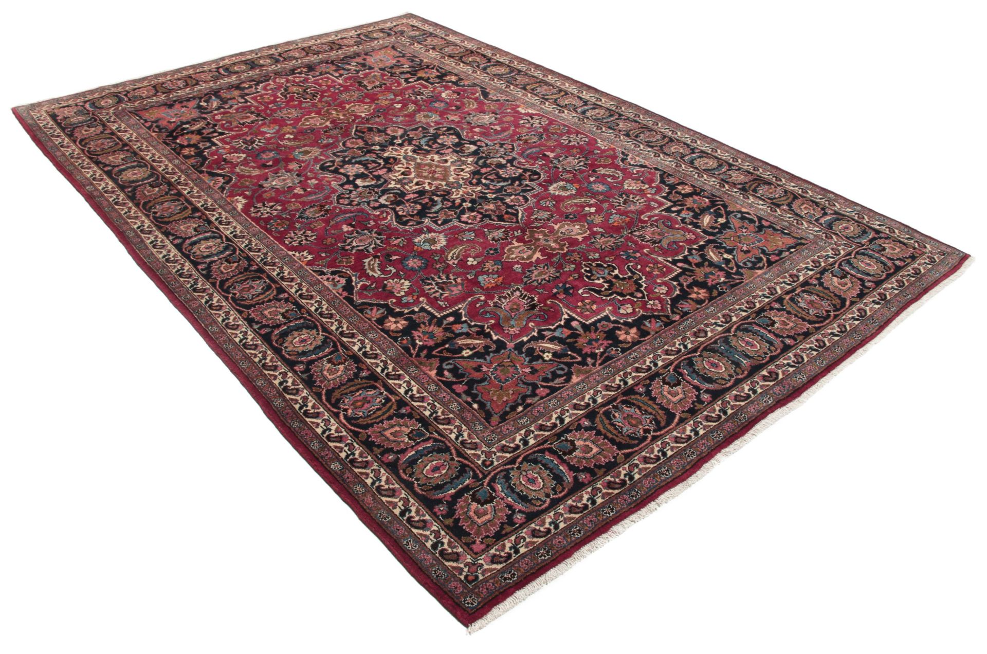 Mashhad Perserteppich 208 × 300 cm aus Wolle, handgeknüpft