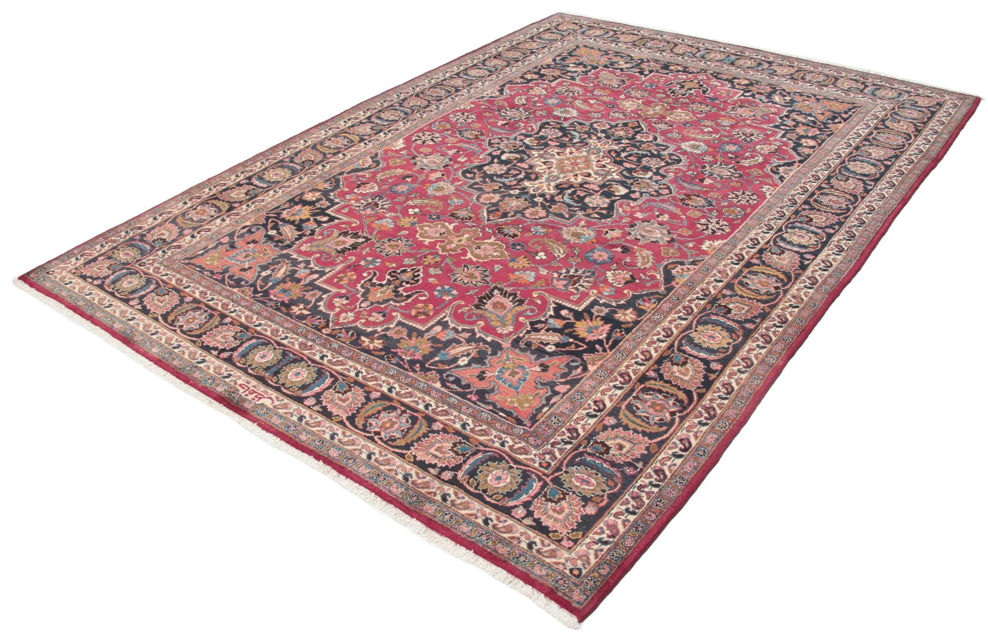 Mashhad Perserteppich 208 × 300 cm aus Wolle, handgeknüpft