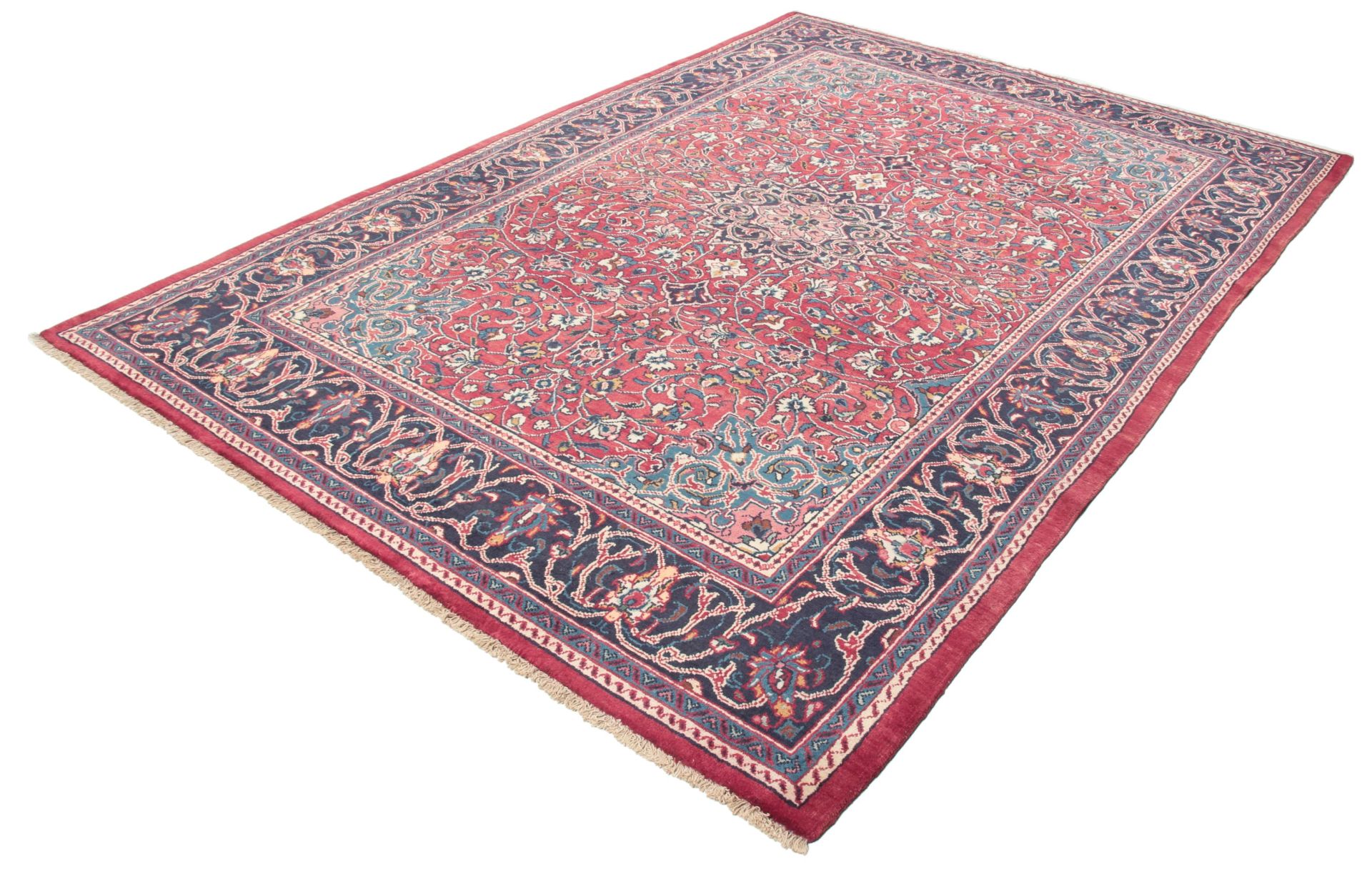 perserteppich-hamedan-210-x-315-cm-baumwolle-handgeknupft-hochwertig-2 Hamadan Perserteppich aus Iran, 210 × 315 cm