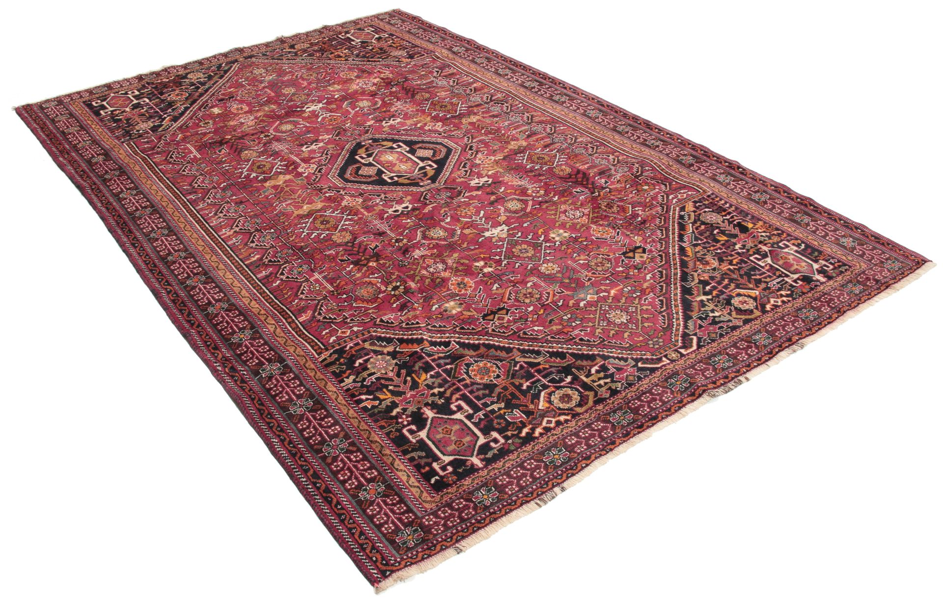 Handgeknüpfter Qashqai Perserteppich 185 × 278 cm