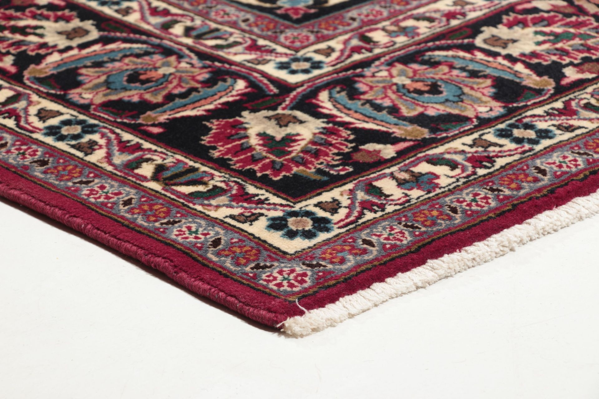 Mashhad Perserteppich 195 × 300 cm aus Wolle, handgeknüpft