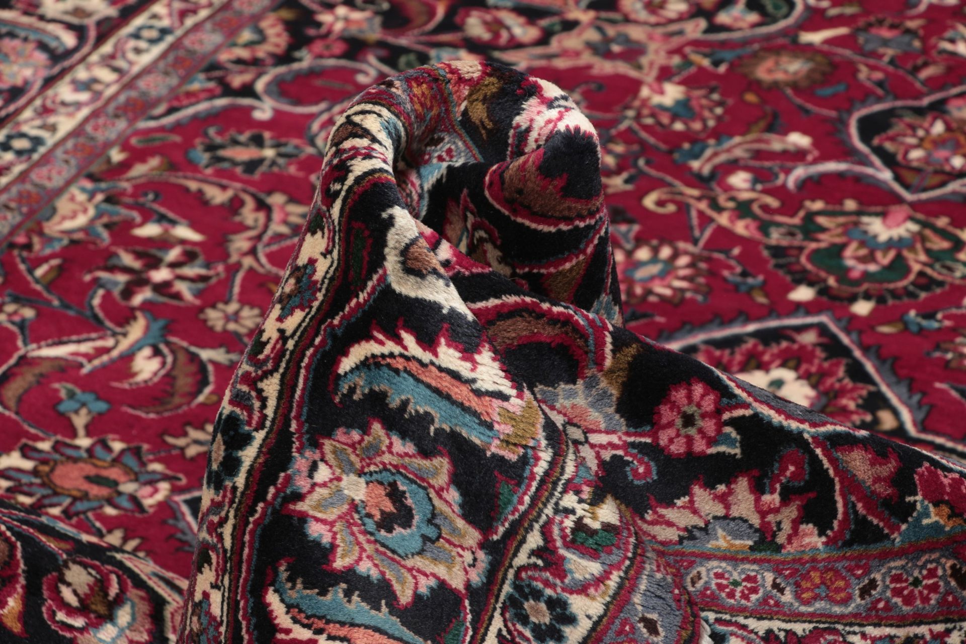 Mashhad Perserteppich 195 × 300 cm aus Wolle, handgeknüpft