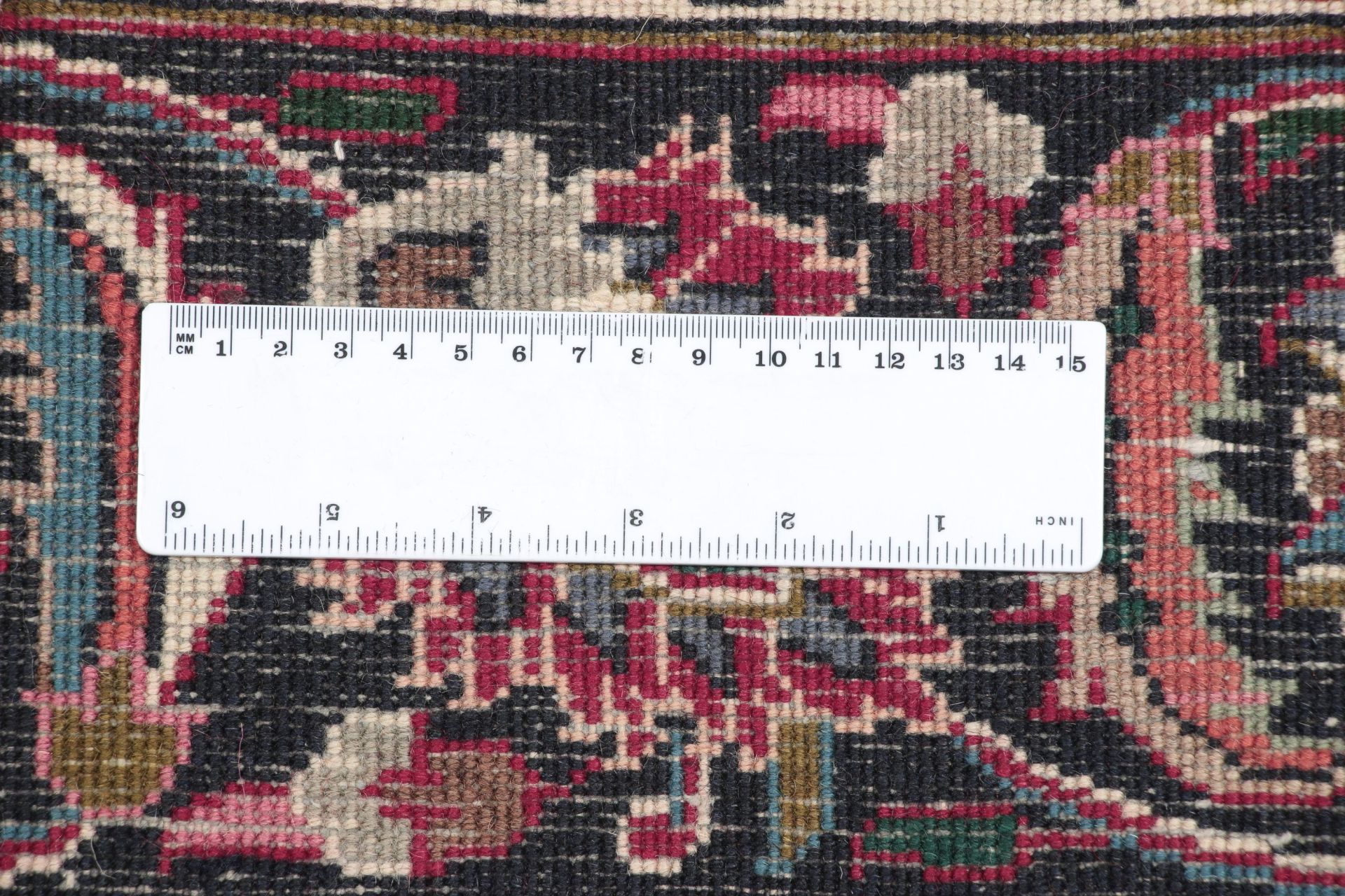 Mashhad Perserteppich 195 × 300 cm aus Wolle, handgeknüpft