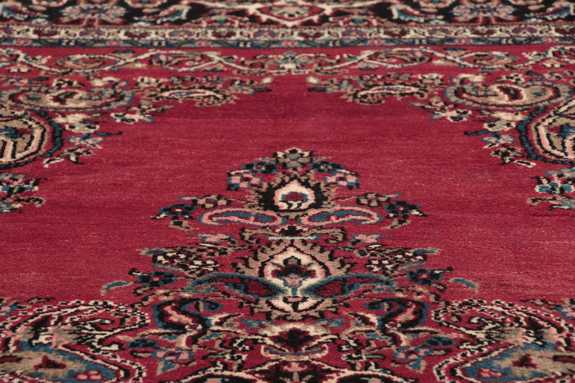 perserteppich-hamadan-210-x-312-cm-baumwolle-handgeknupft-herati-muster-5 Handgeknüpfter Hamadan Perserteppich 210 × 312 cm