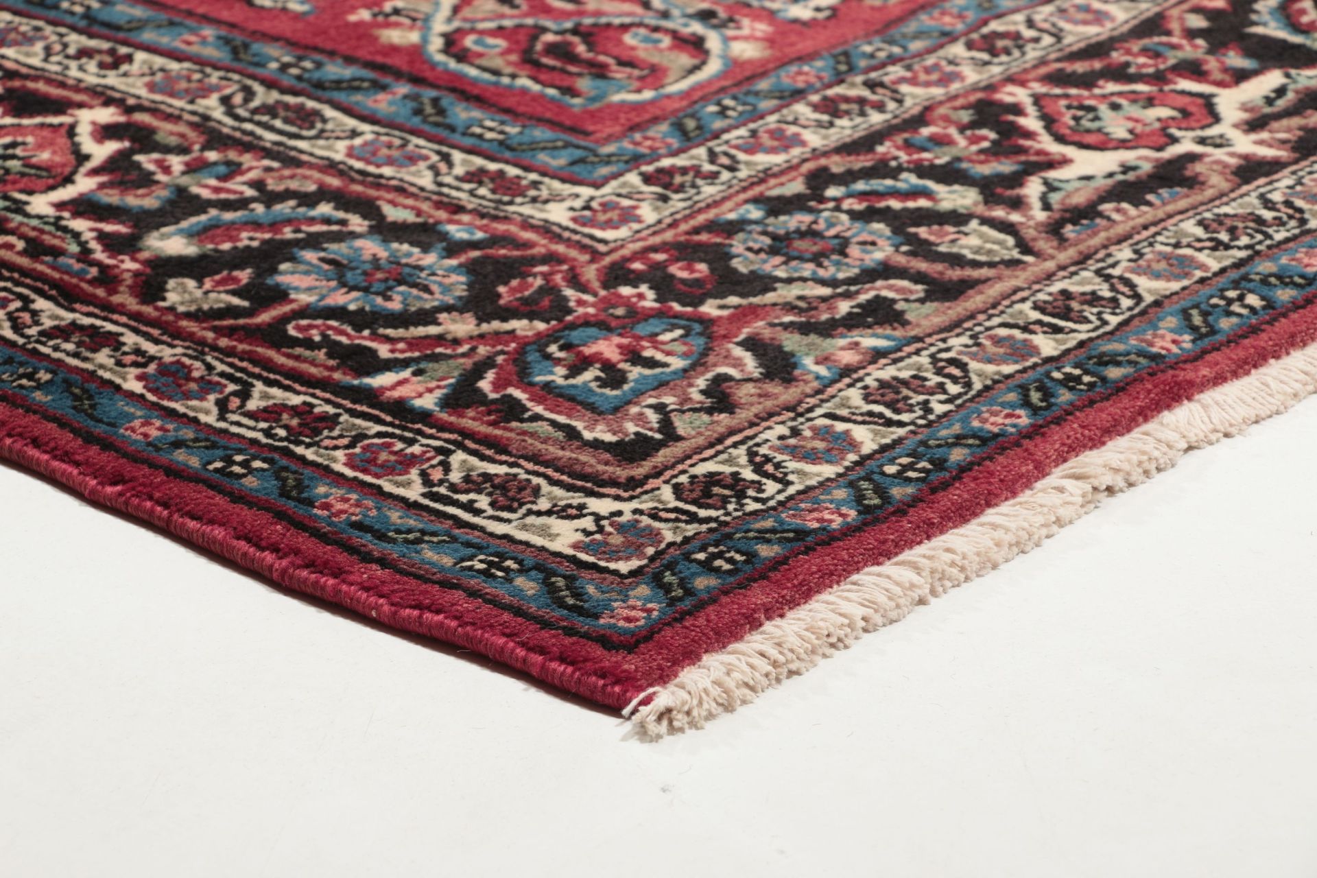 perserteppich-hamadan-210-x-312-cm-baumwolle-handgeknupft-herati-muster-8 Handgeknüpfter Hamadan Perserteppich 210 × 312 cm