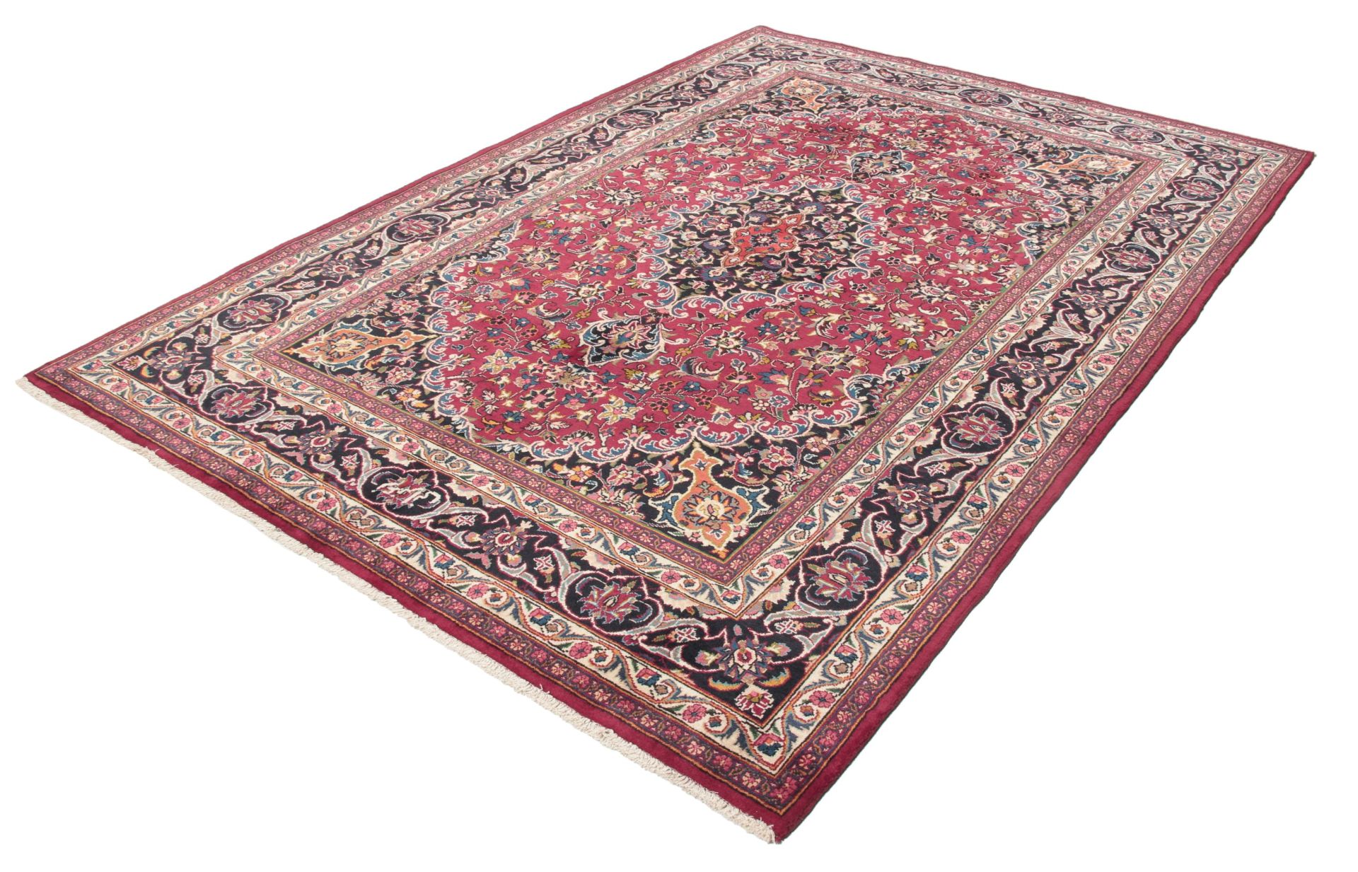 Mashhad Perserteppich 200 × 293 cm aus Wolle, handgeknüpft