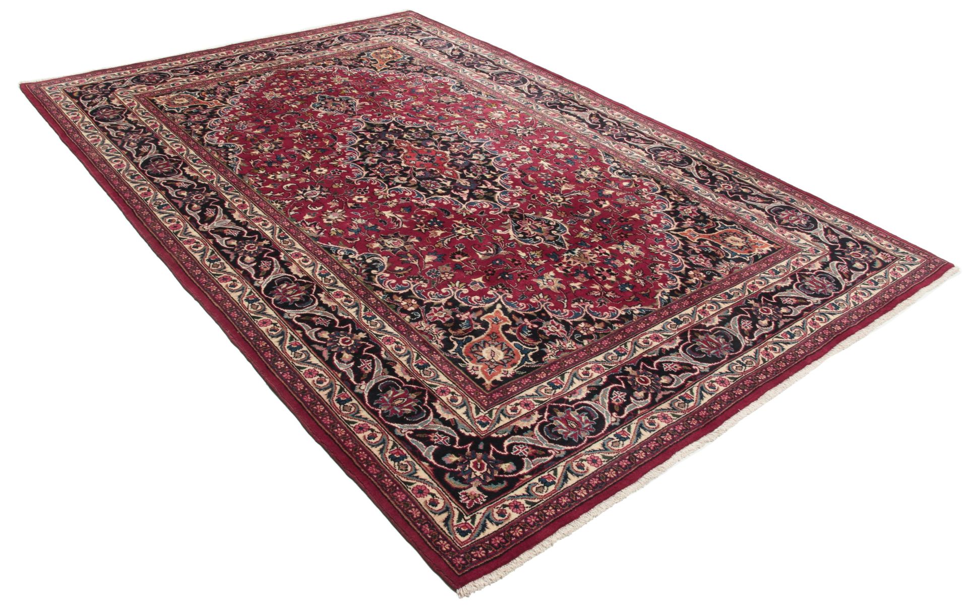 Mashhad Perserteppich 200 × 293 cm aus Wolle, handgeknüpft