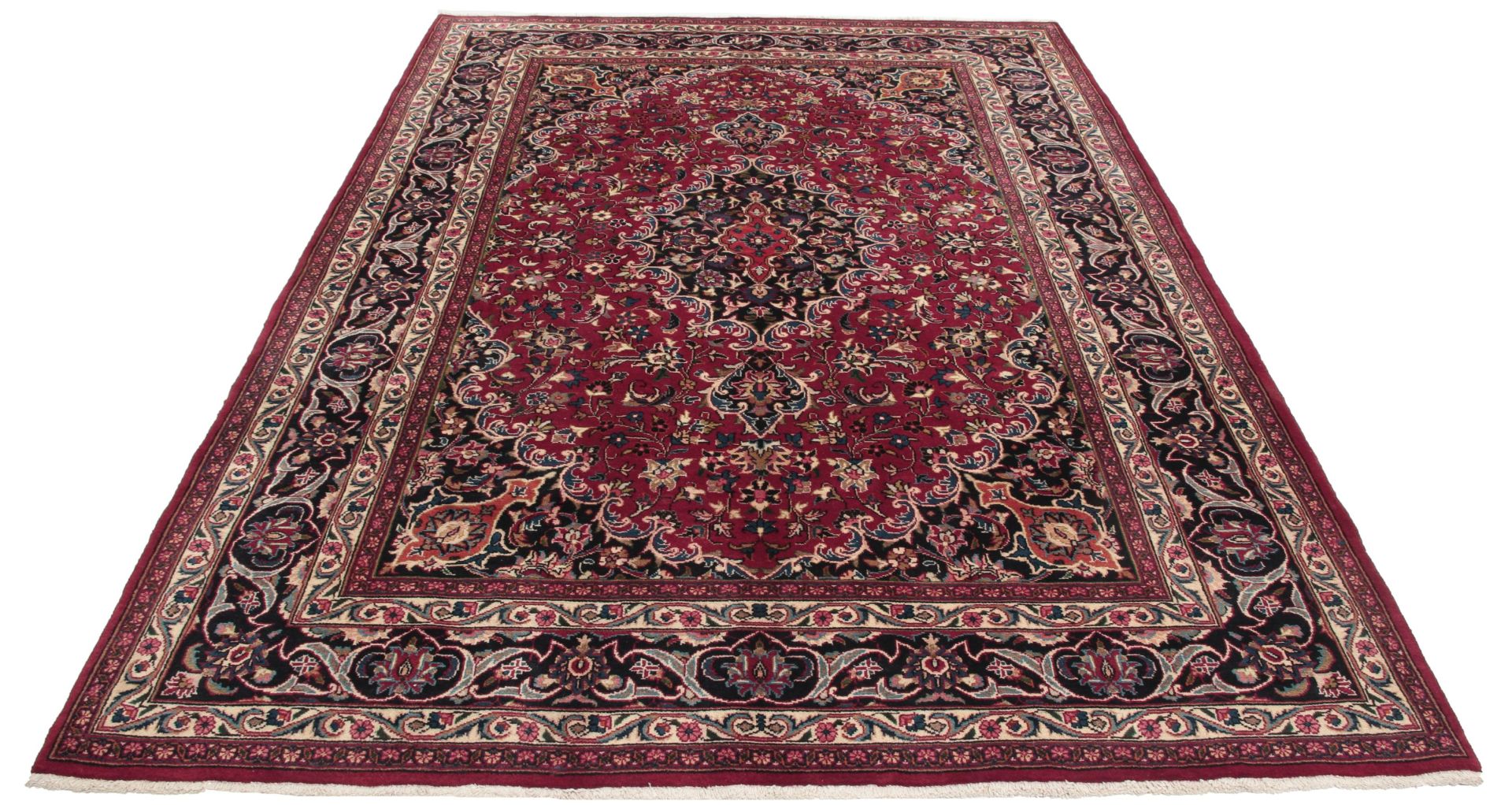 Mashhad Perserteppich 200 × 293 cm aus Wolle, handgeknüpft