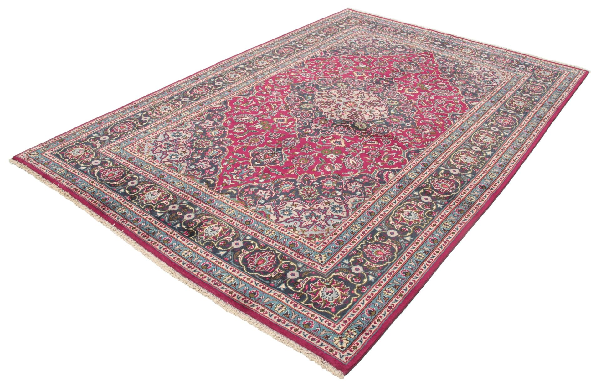 Handgeknüpfter Mashhad Perserteppich 200 × 300 cm