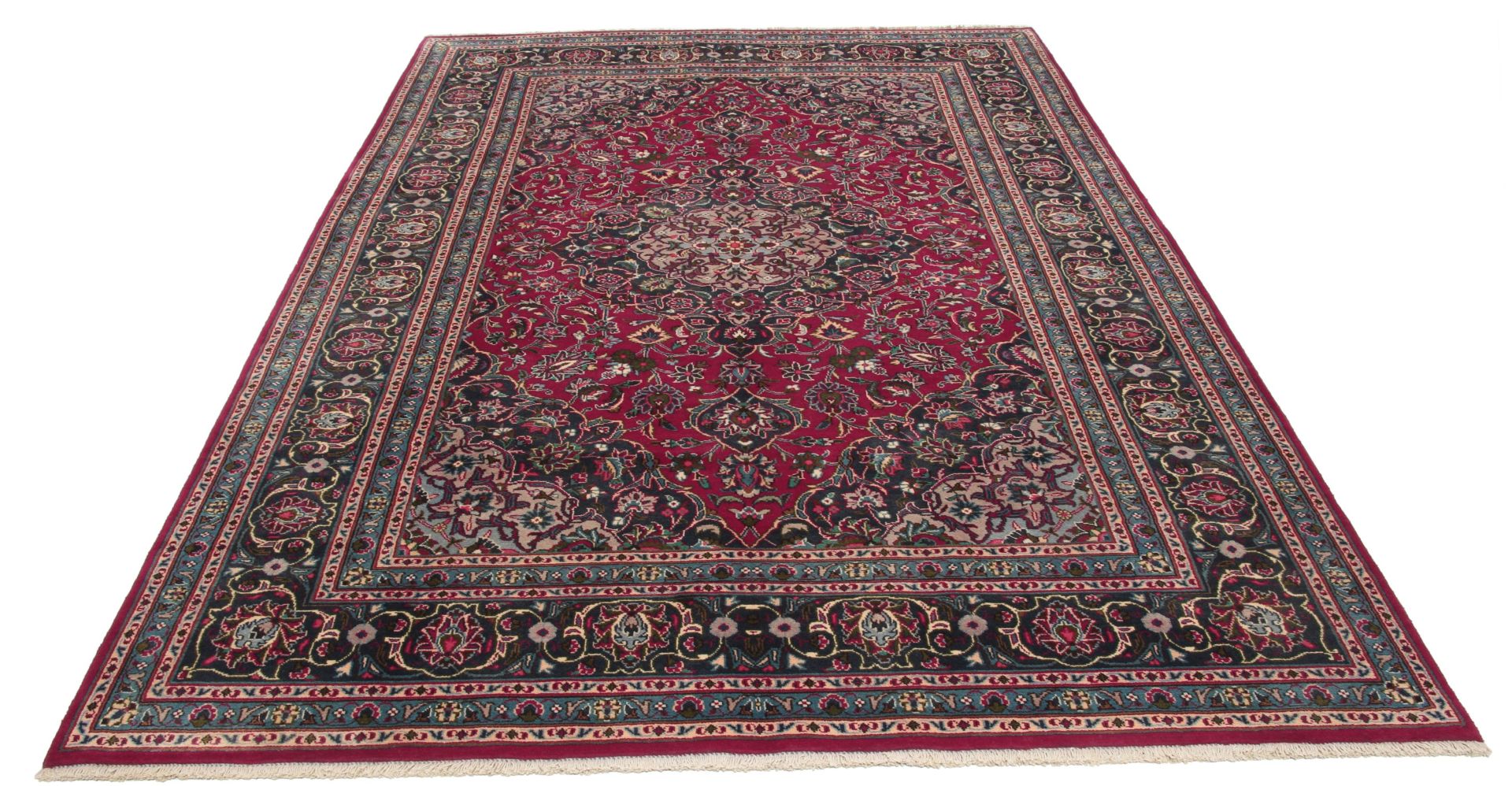 Handgeknüpfter Mashhad Perserteppich 200 × 300 cm