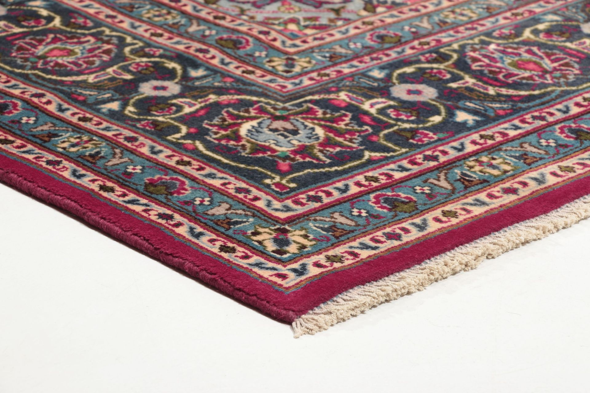 Handgeknüpfter Mashhad Perserteppich 200 × 300 cm
