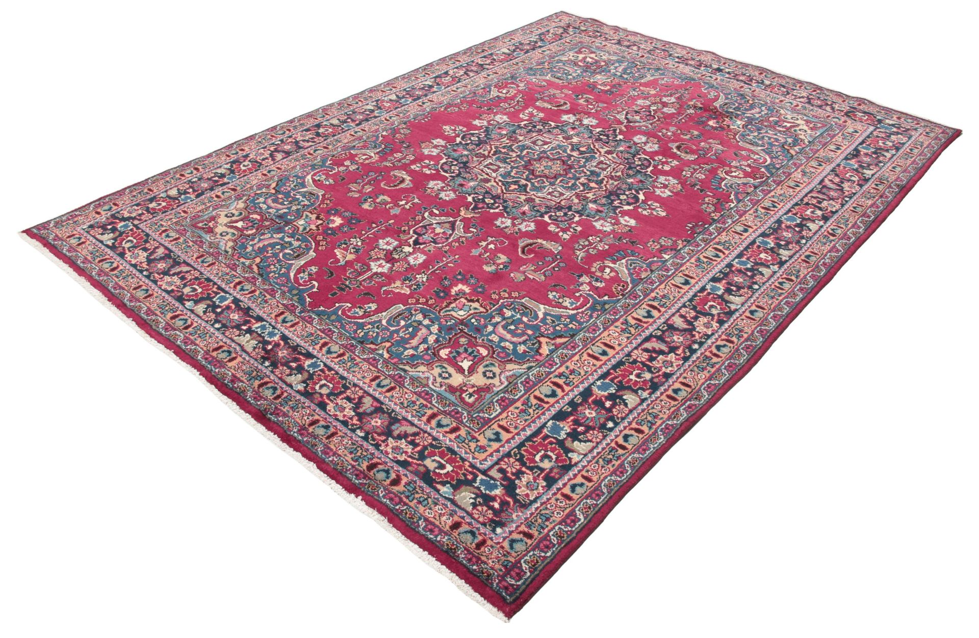 Mashhad Perserteppich aus Iran, 198 × 284 cm
