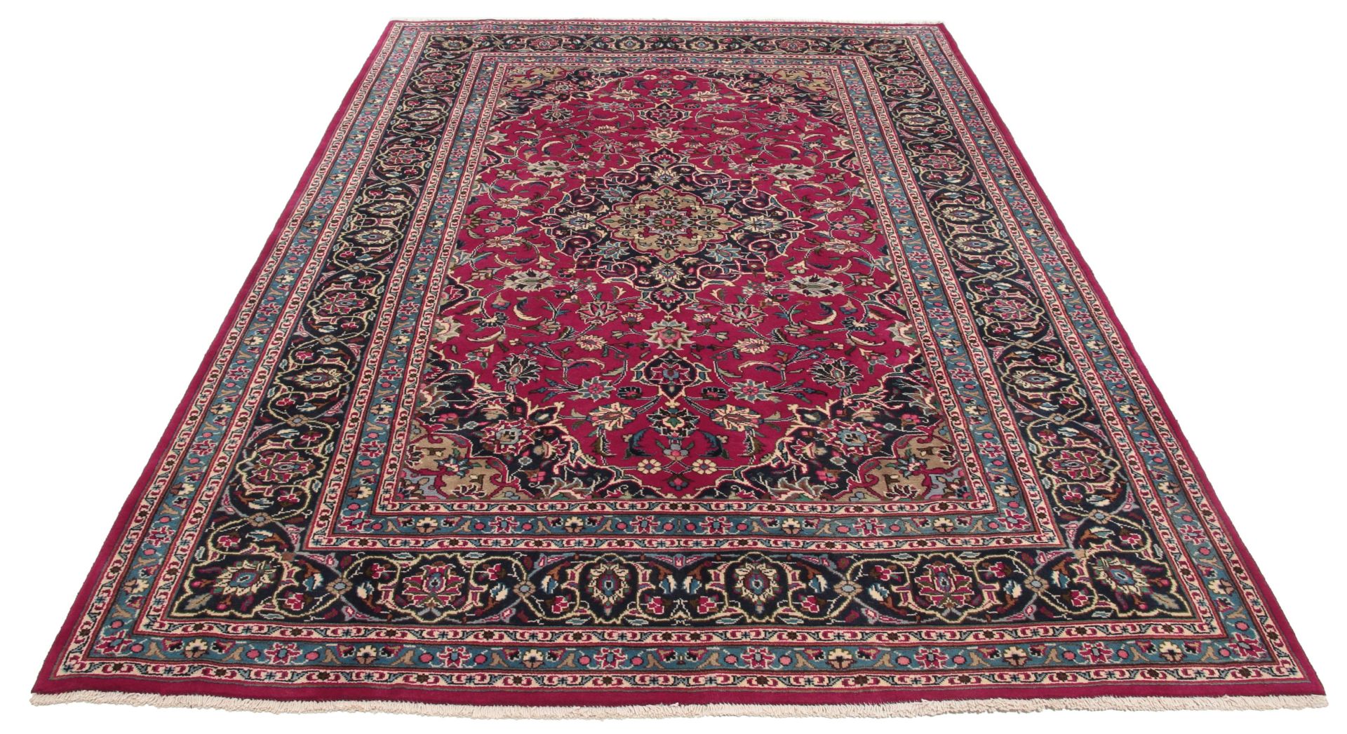 Kashmar Perserteppich 195 × 285 cm aus Wolle, handgeknüpft