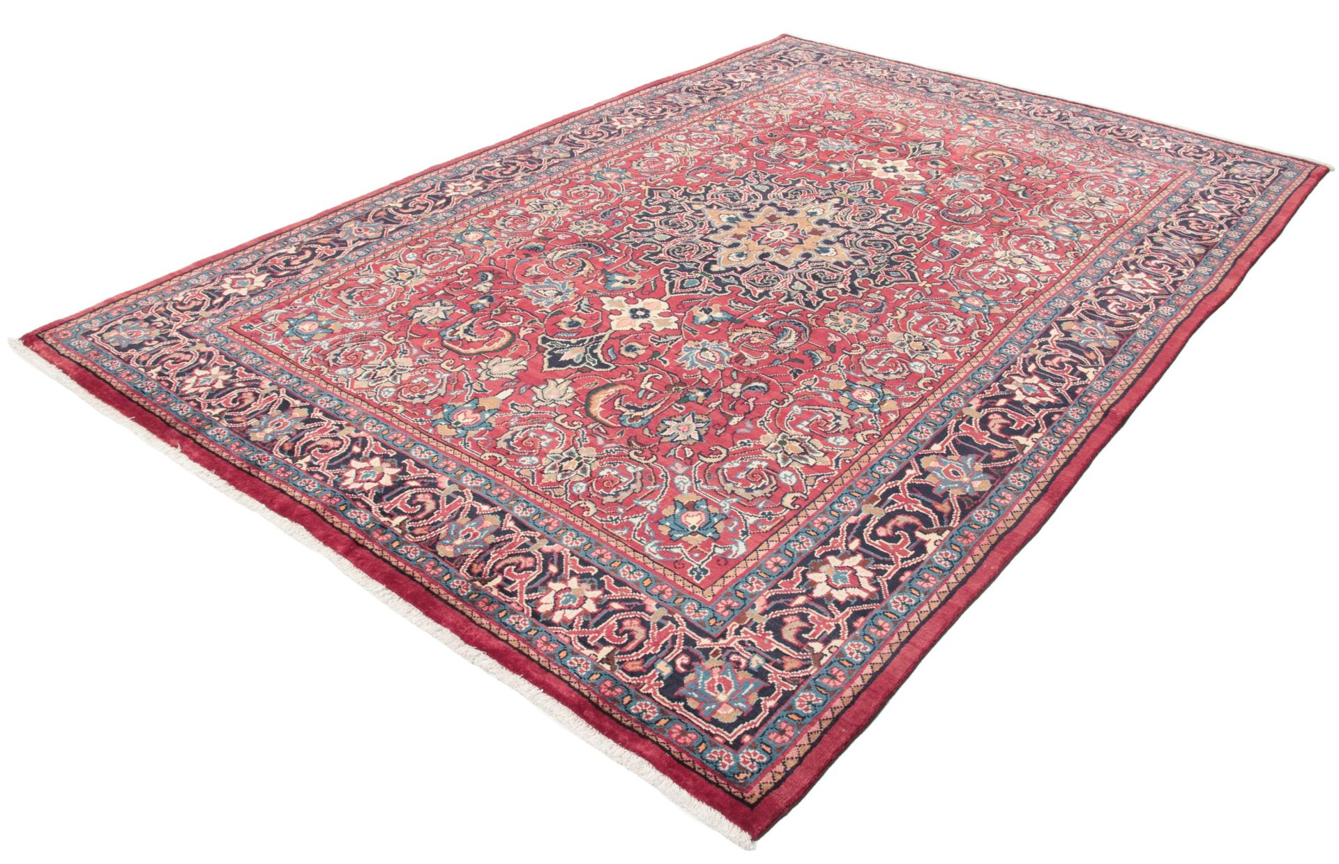 Handgeknüpfter Hamadan Perserteppich 212 × 320 cm