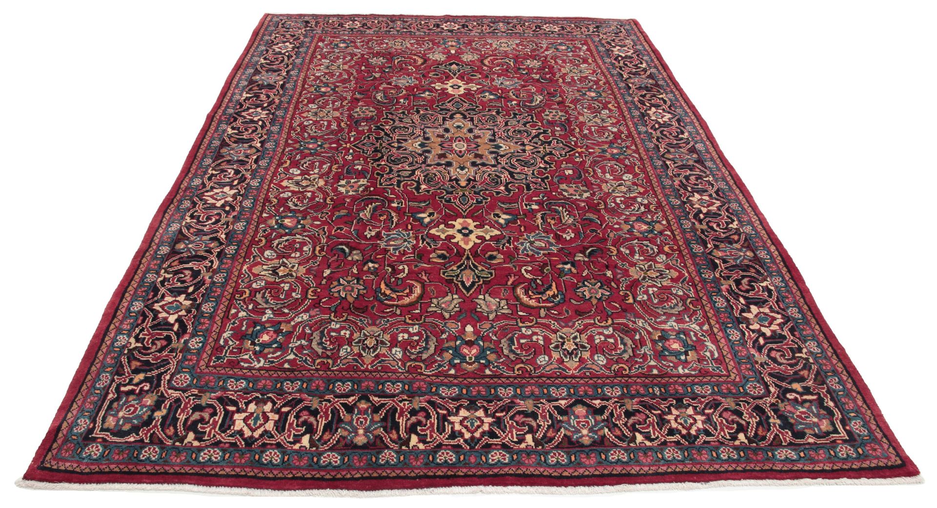 Handgeknüpfter Hamadan Perserteppich 212 × 320 cm