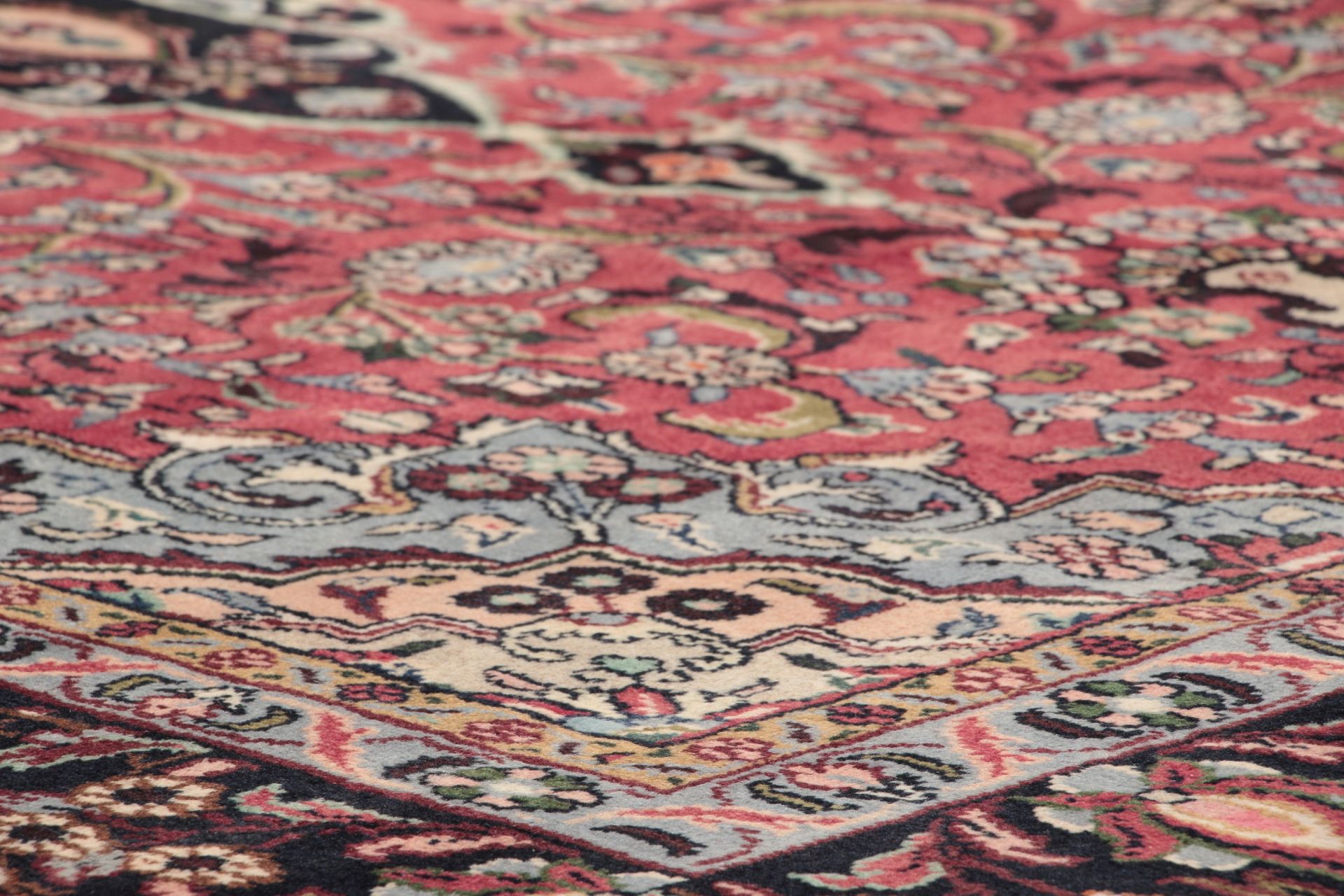 Handgeknüpfter Hamadan Perserteppich, 212 × 318 cm, Wolle