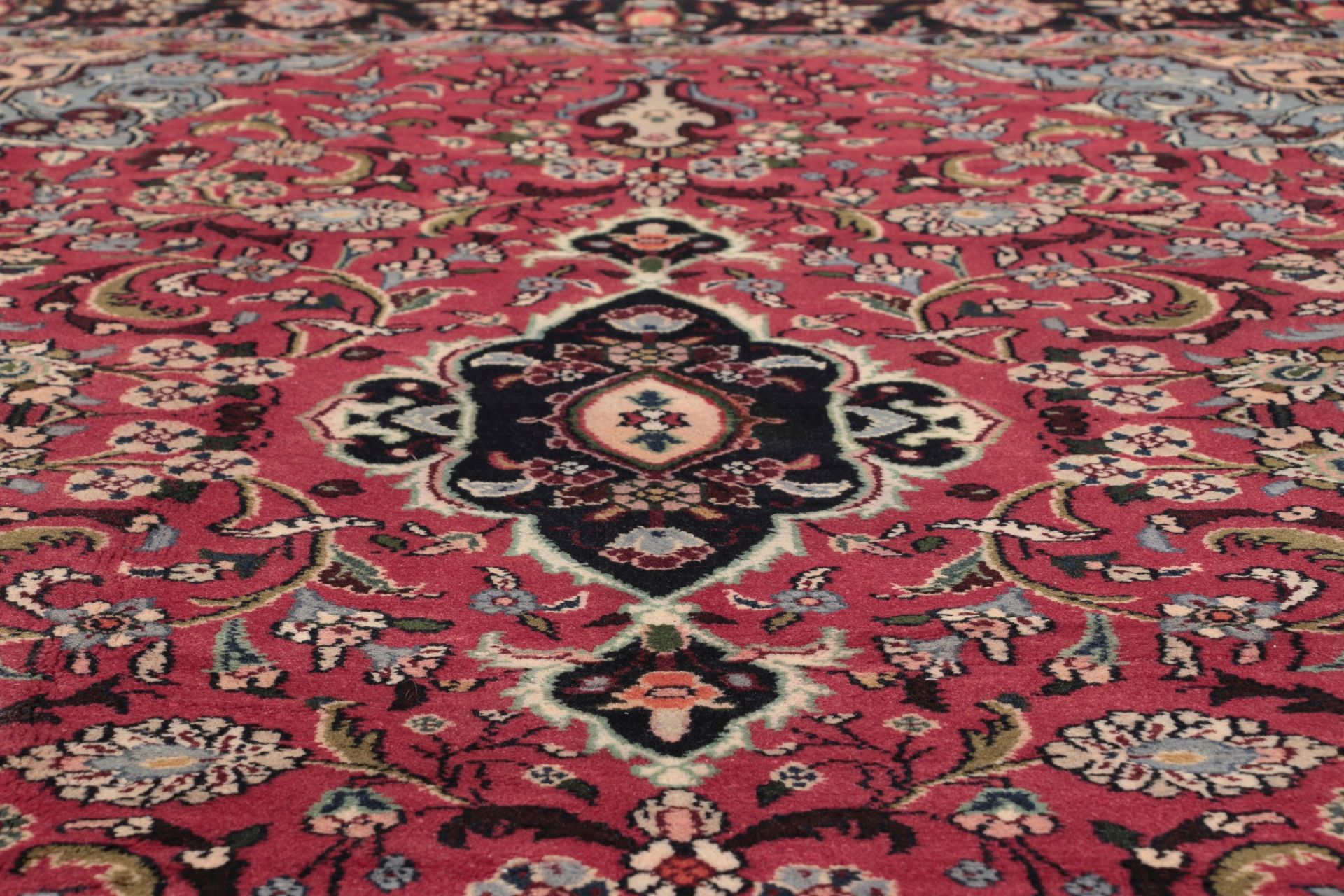 Handgeknüpfter Hamadan Perserteppich, 212 × 318 cm, Wolle