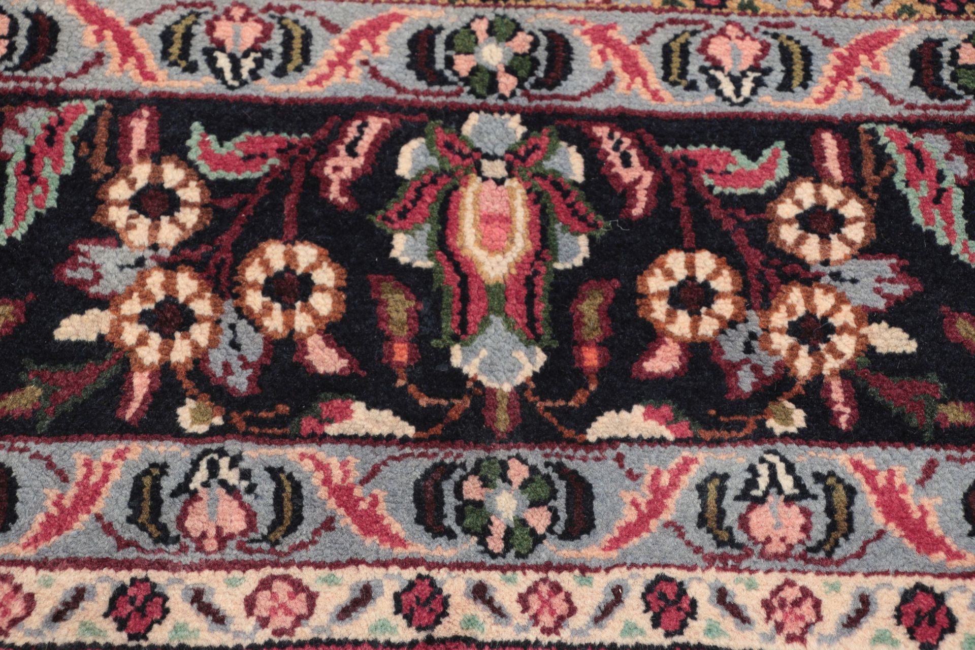 Handgeknüpfter Hamadan Perserteppich, 212 × 318 cm, Wolle
