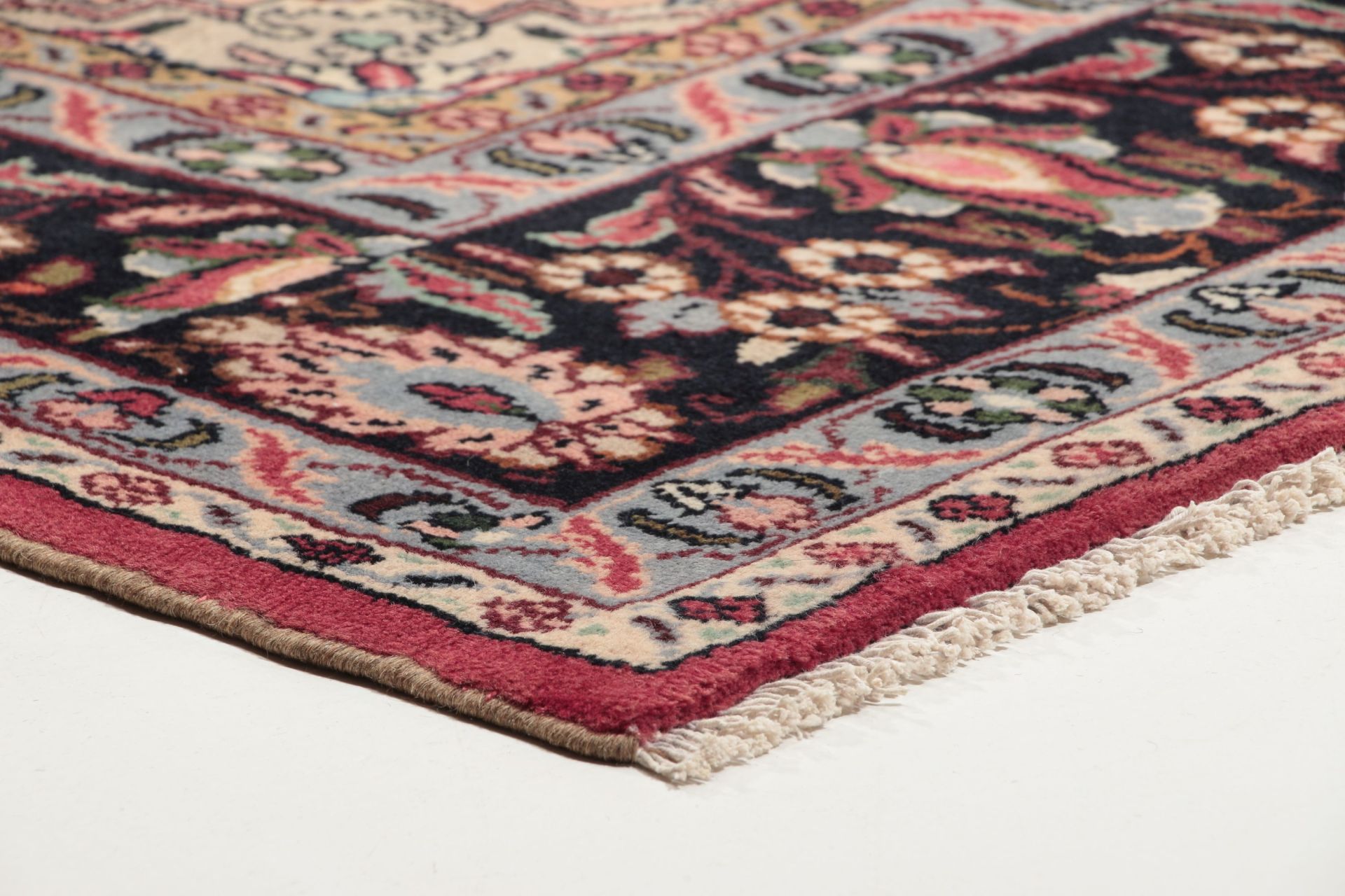 Handgeknüpfter Hamadan Perserteppich, 212 × 318 cm, Wolle