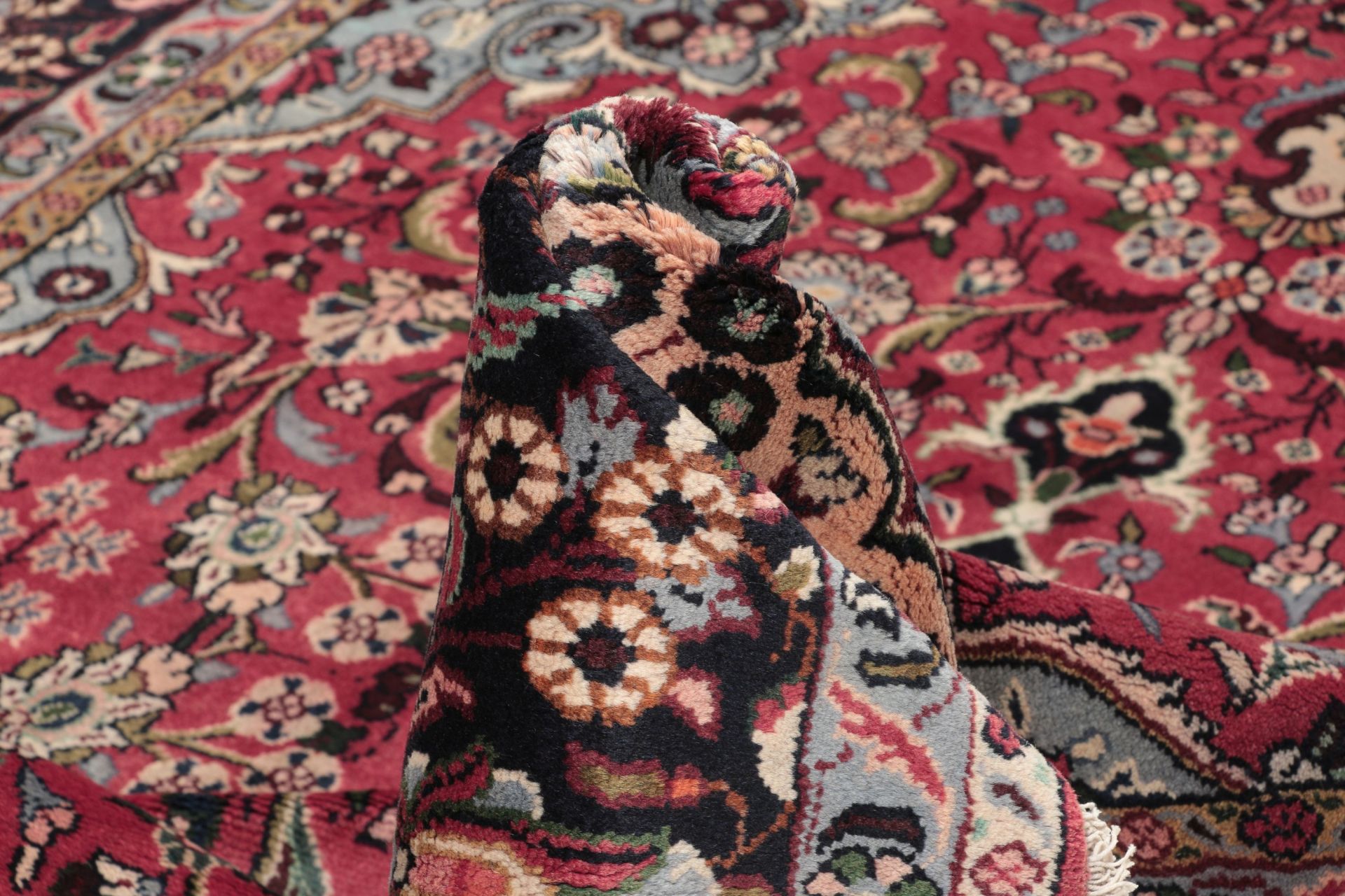 Handgeknüpfter Hamadan Perserteppich, 212 × 318 cm, Wolle