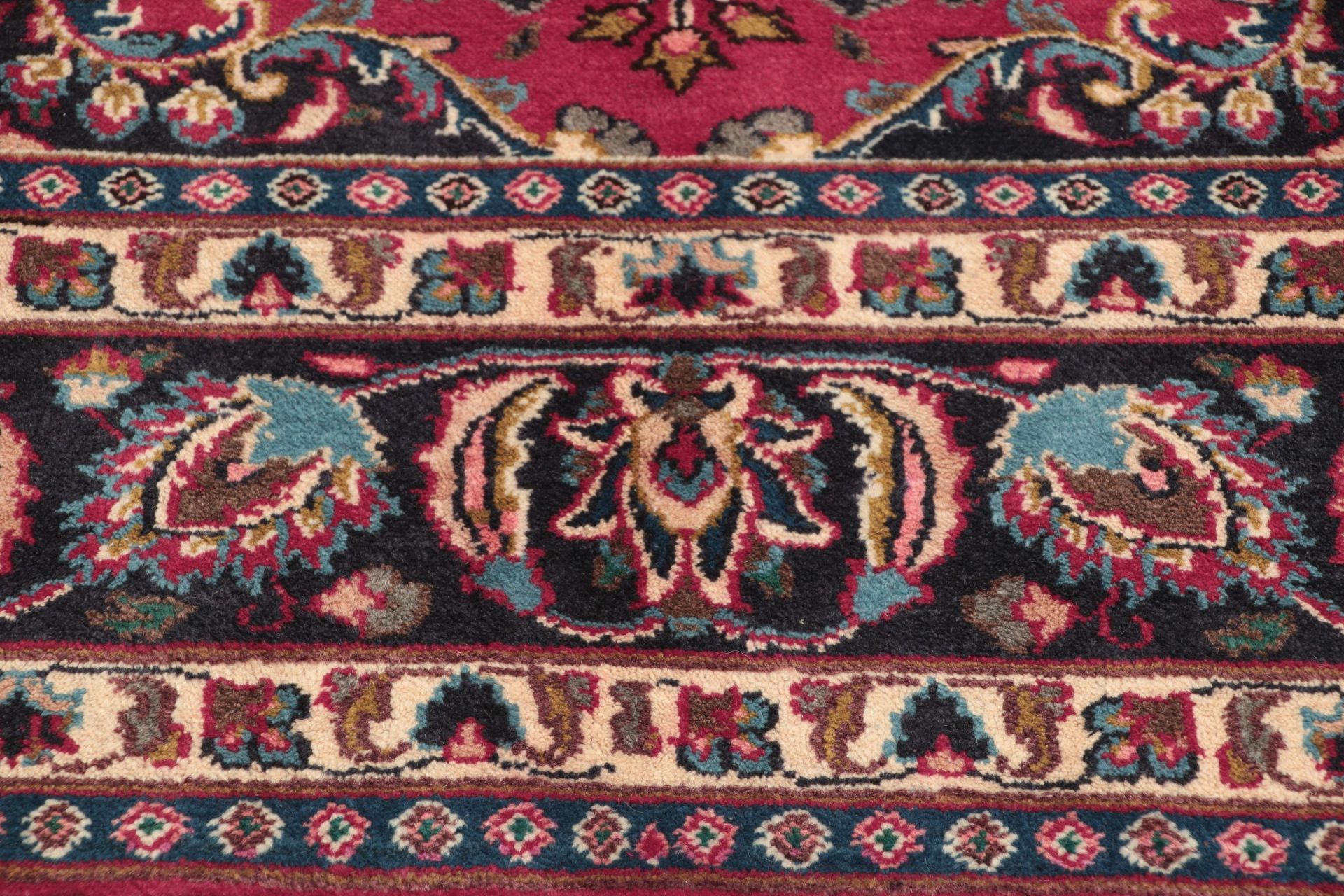 Handgeknüpfter Mashhad Perserteppich, 195 × 292 cm, Wolle