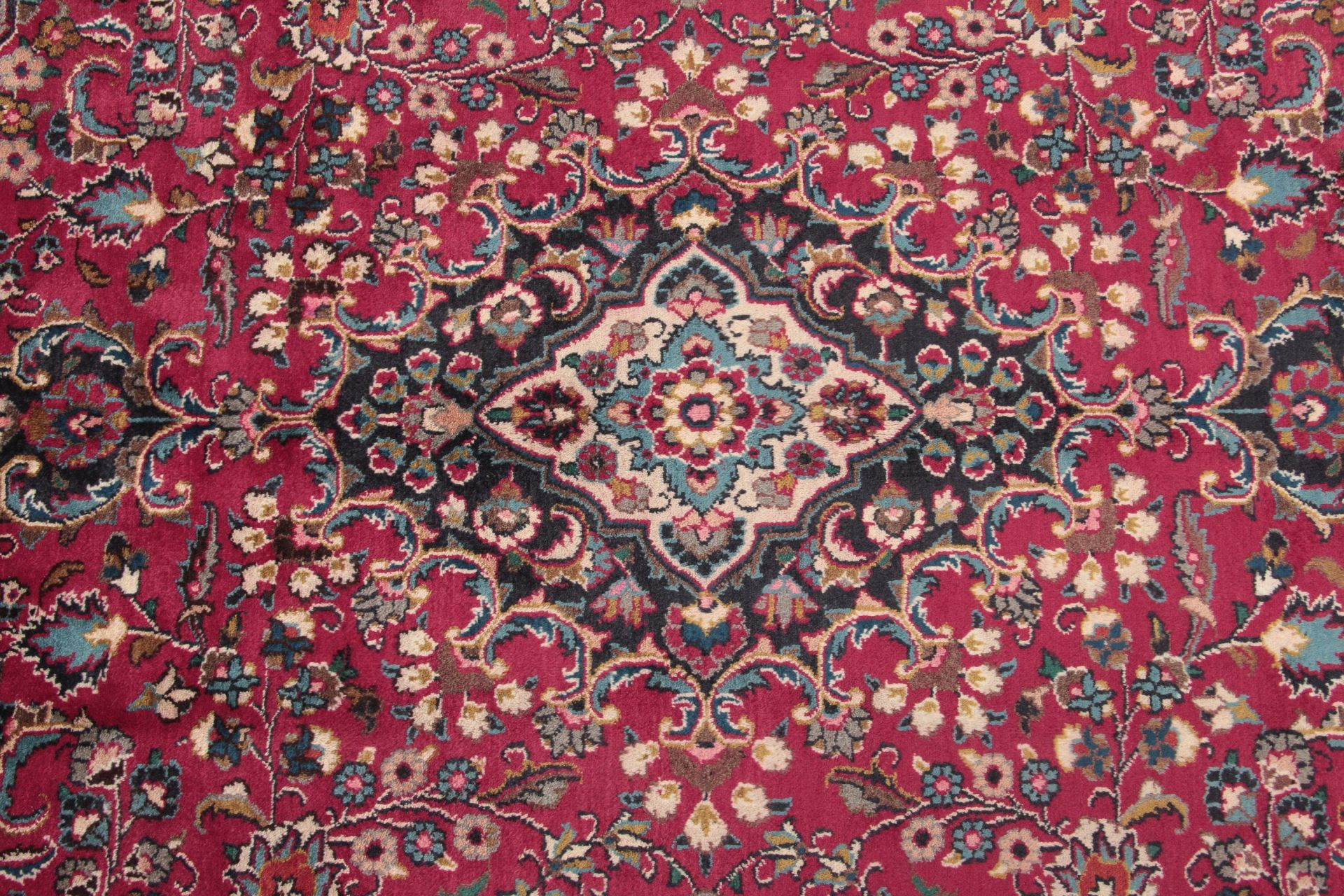 Handgeknüpfter Mashhad Perserteppich, 195 × 292 cm, Wolle