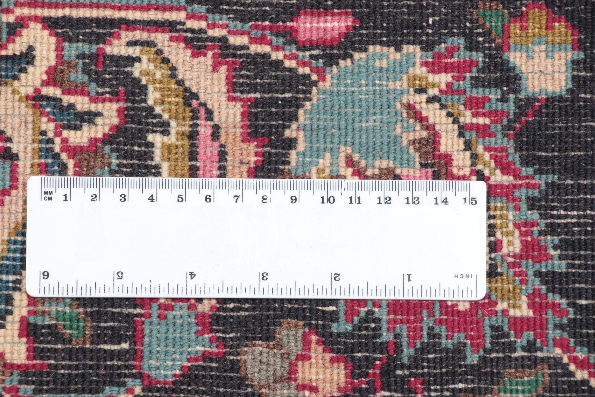 Handgeknüpfter Mashhad Perserteppich, 195 × 292 cm, Wolle