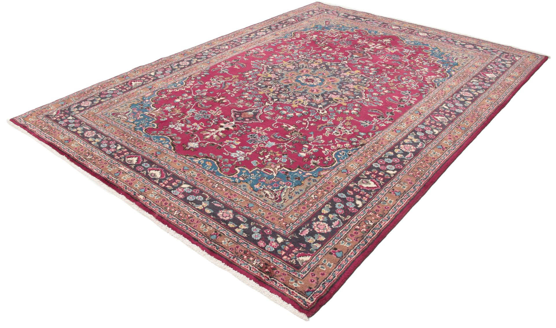 Handgeknüpfter Mashhad Perserteppich 205 × 290 cm