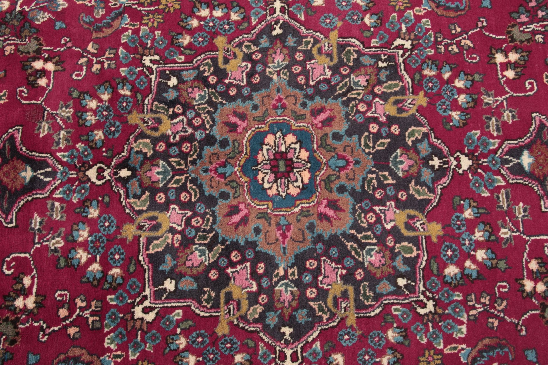 Handgeknüpfter Mashhad Perserteppich 205 × 290 cm