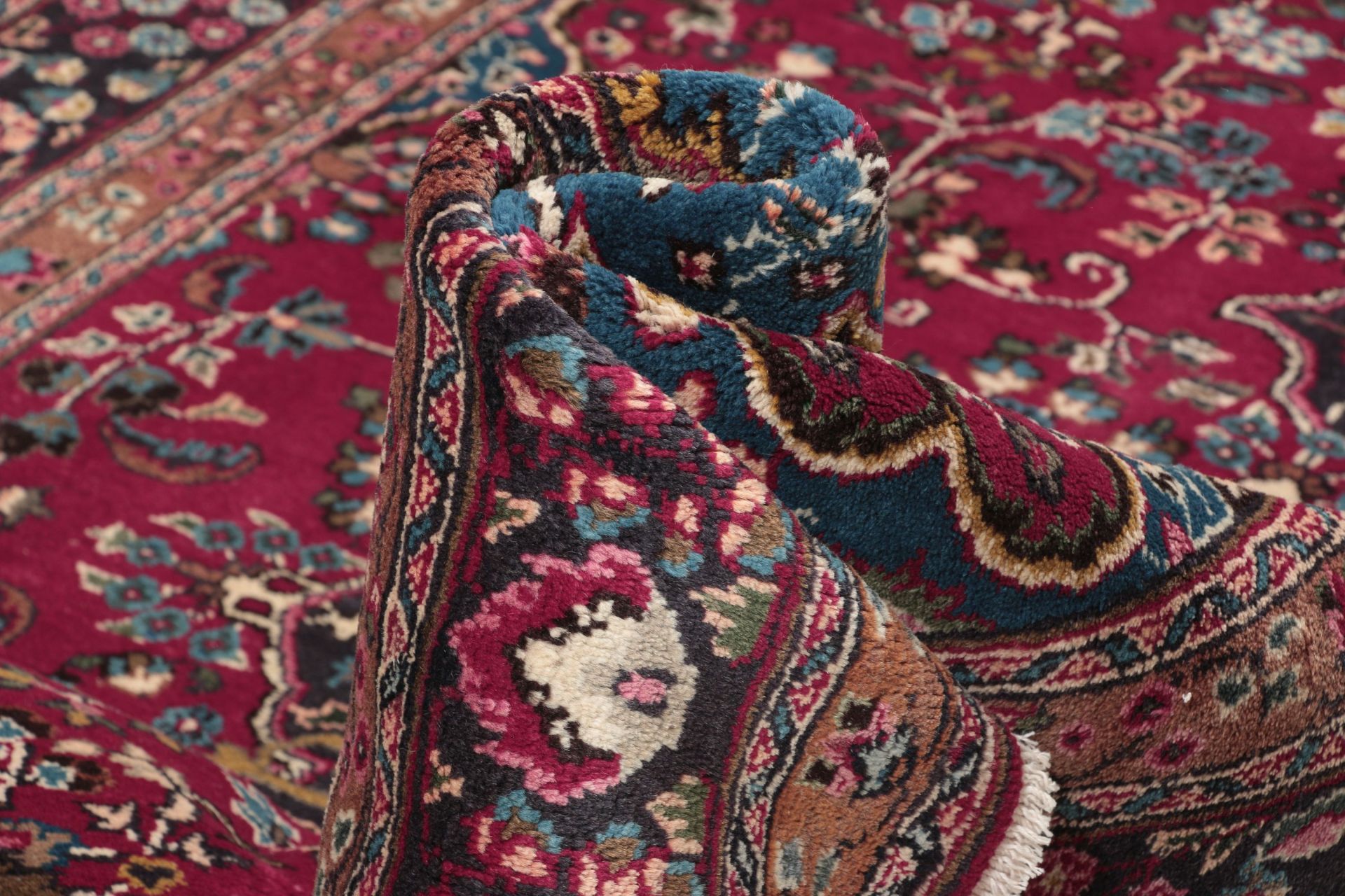 Handgeknüpfter Mashhad Perserteppich 205 × 290 cm