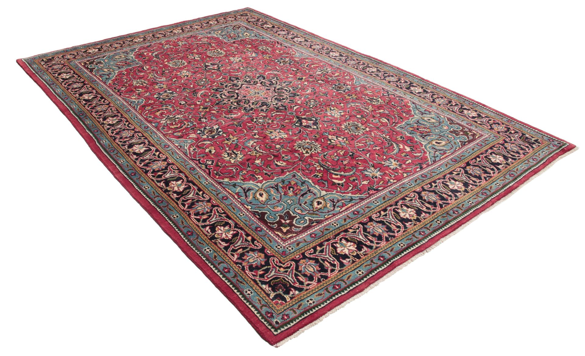 Handgeknüpfter Hamadan Perserteppich, 205 × 310 cm, Wolle