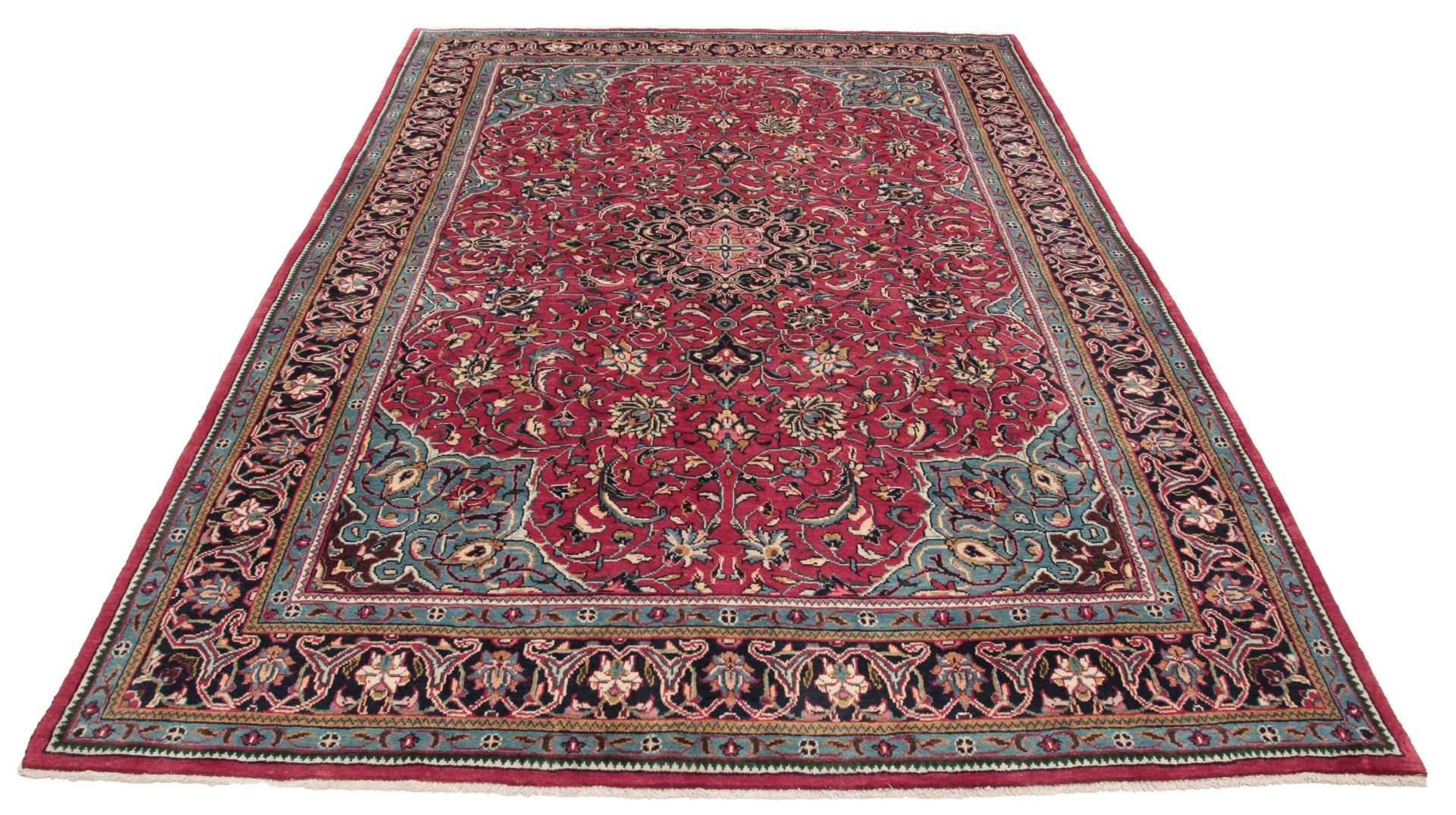 Handgeknüpfter Hamadan Perserteppich, 205 × 310 cm, Wolle