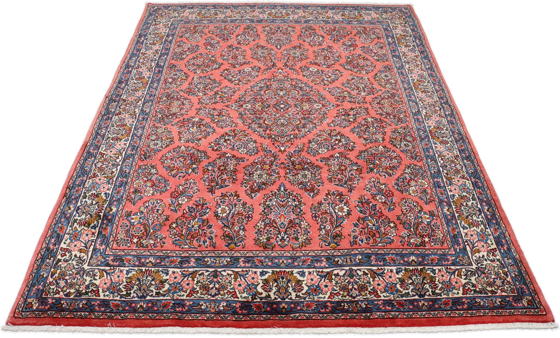 Handgeknüpfter Sarough Perserteppich 212 × 275 cm