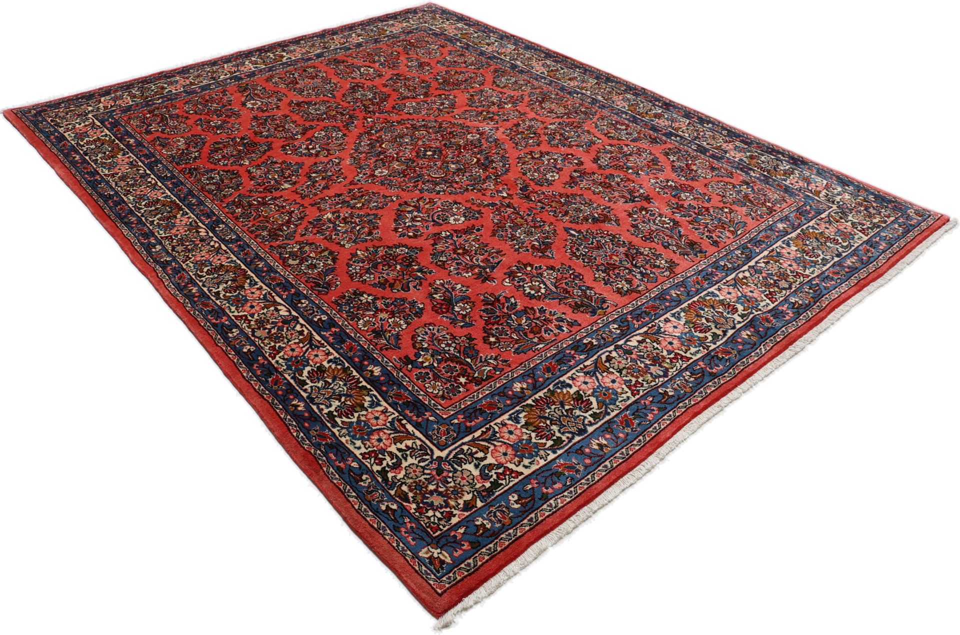 Handgeknüpfter Sarough Perserteppich 212 × 275 cm