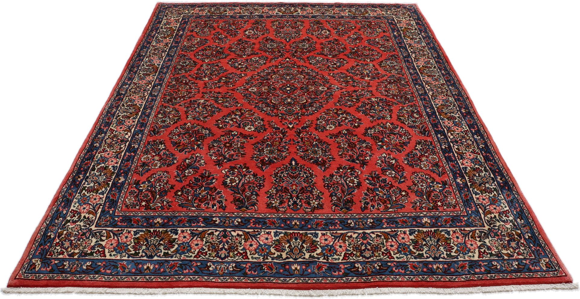 Handgeknüpfter Sarough Perserteppich 212 × 275 cm