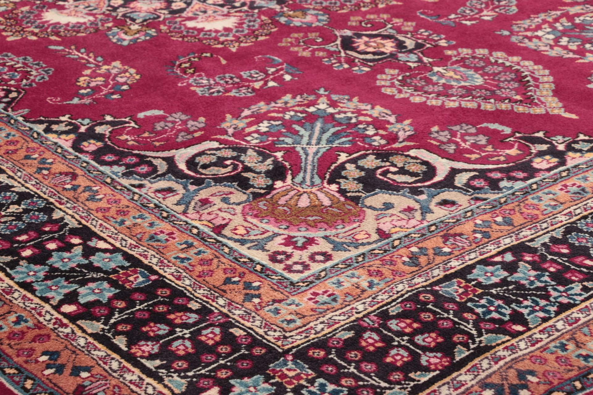 perserteppich-mashad-197-x-296-cm-schurwolle-handgeknupft-floral-15 Handgeknüpfter Mashhad Perserteppich, 197 × 296 cm, Wolle