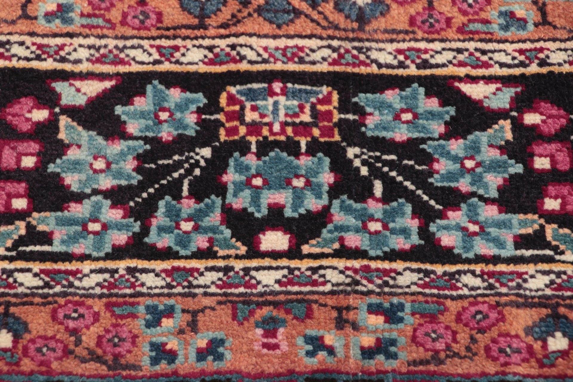 perserteppich-mashad-197-x-296-cm-schurwolle-handgeknupft-floral-18 Handgeknüpfter Mashhad Perserteppich, 197 × 296 cm, Wolle
