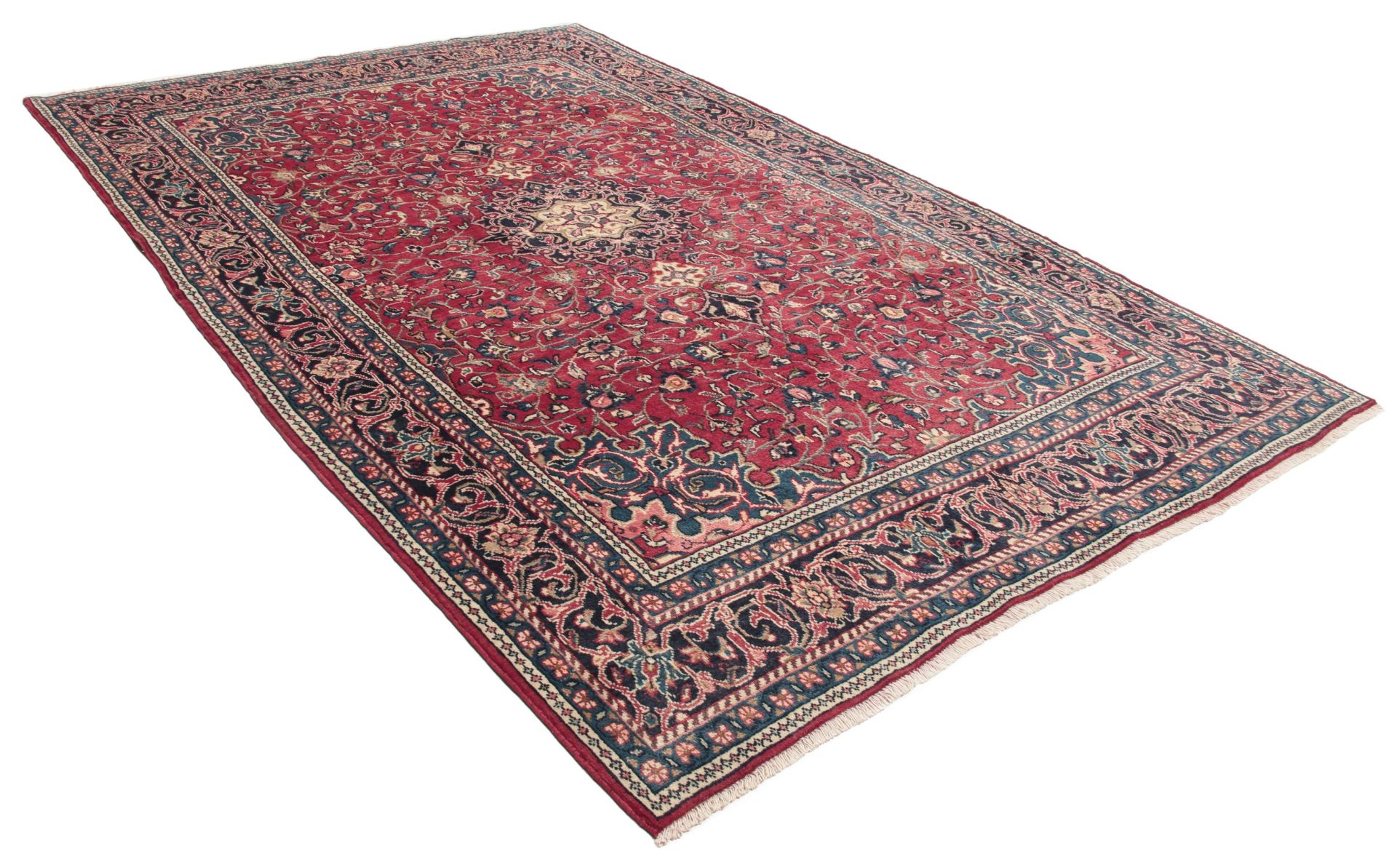 perserteppich-hamedan-200-x-300-cm-baumwolle-handgeknupft-hochwertig-11 Handgeknüpfter Hamadan Perserteppich, 200 × 300 cm, Wolle