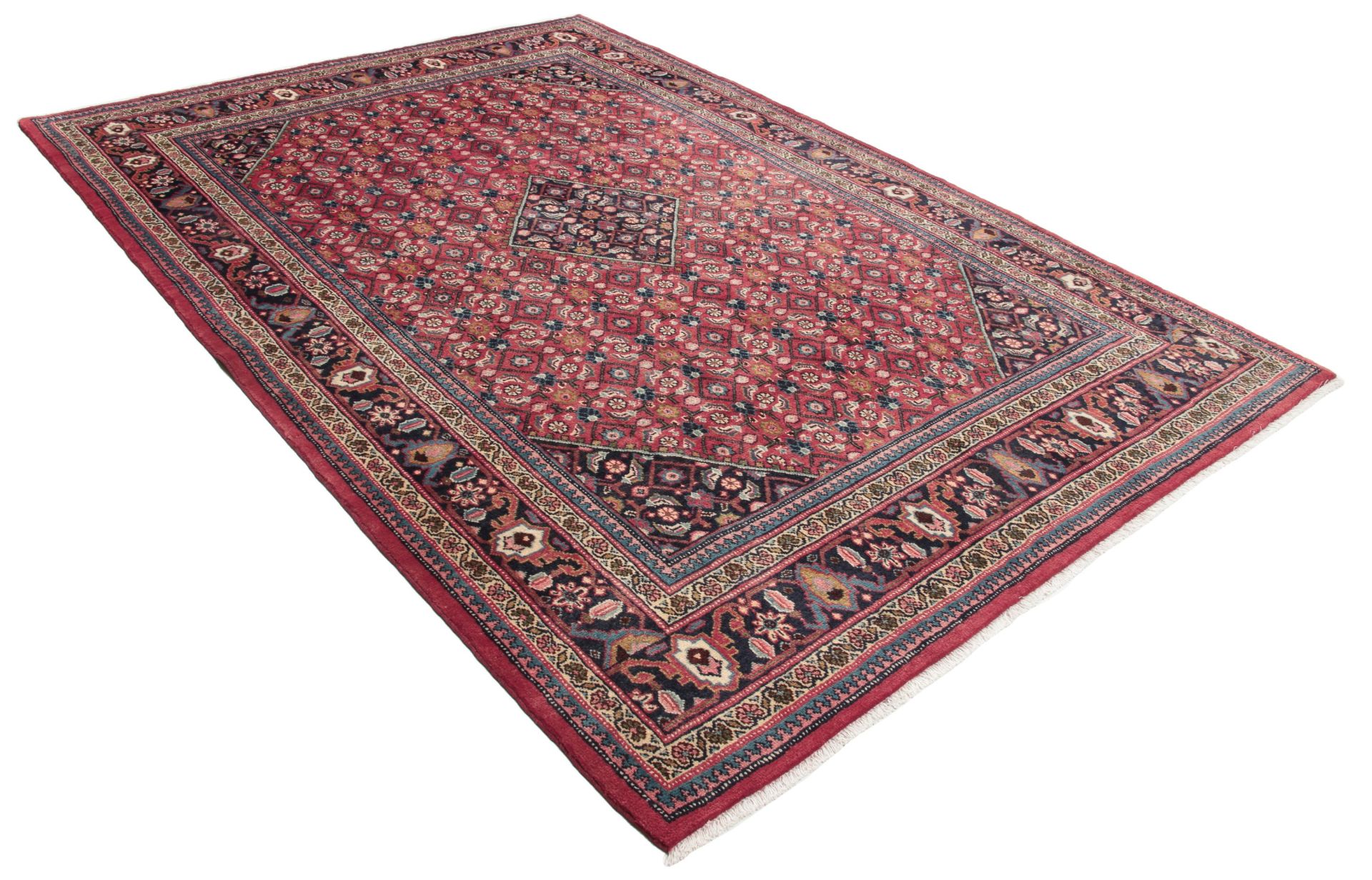 Perserteppich 217 × 315 cm aus Wolle, handgeknüpft