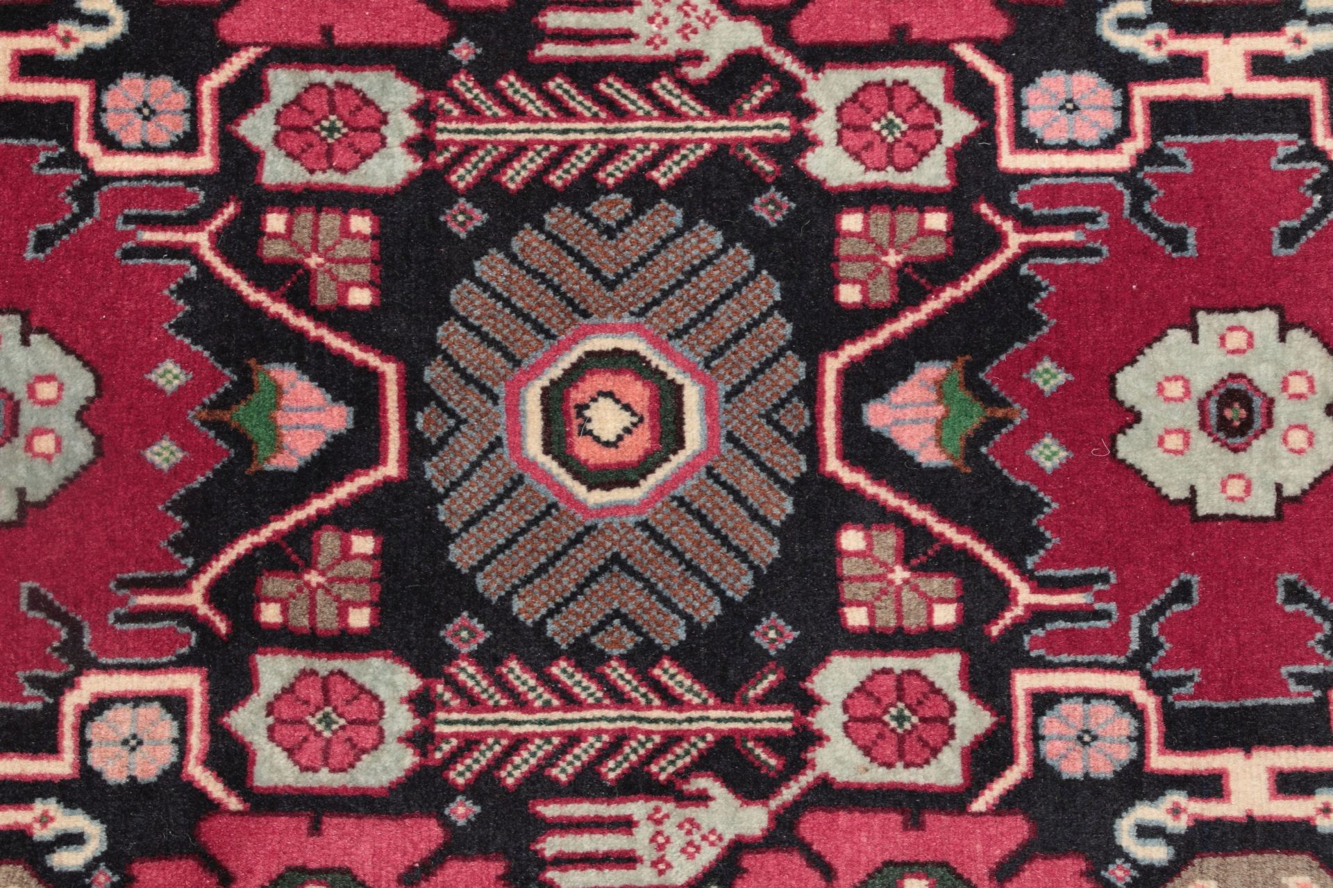 Hamadan Perserteppich 203 × 300 cm aus Wolle, handgeknüpft