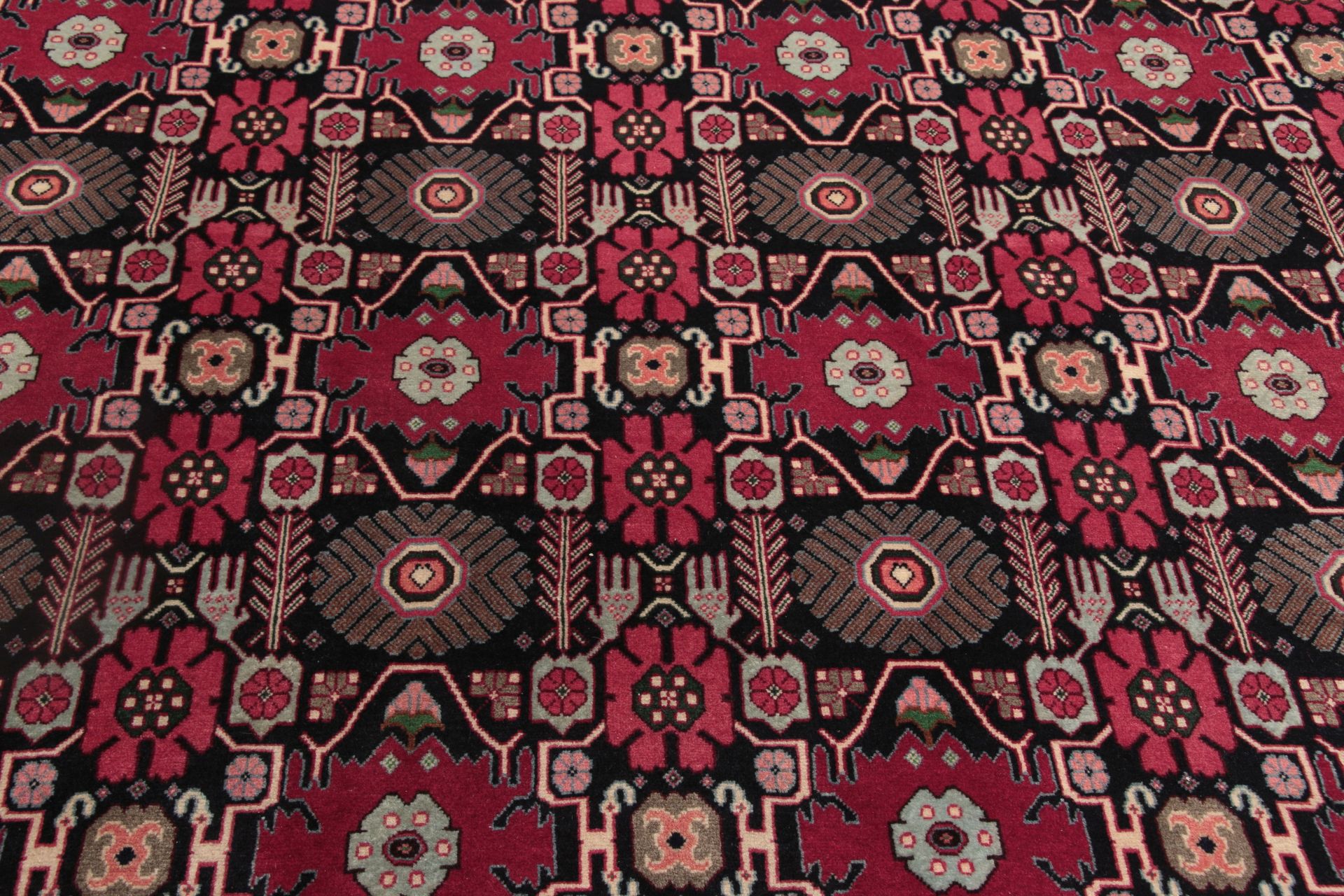 Hamadan Perserteppich 203 × 300 cm aus Wolle, handgeknüpft