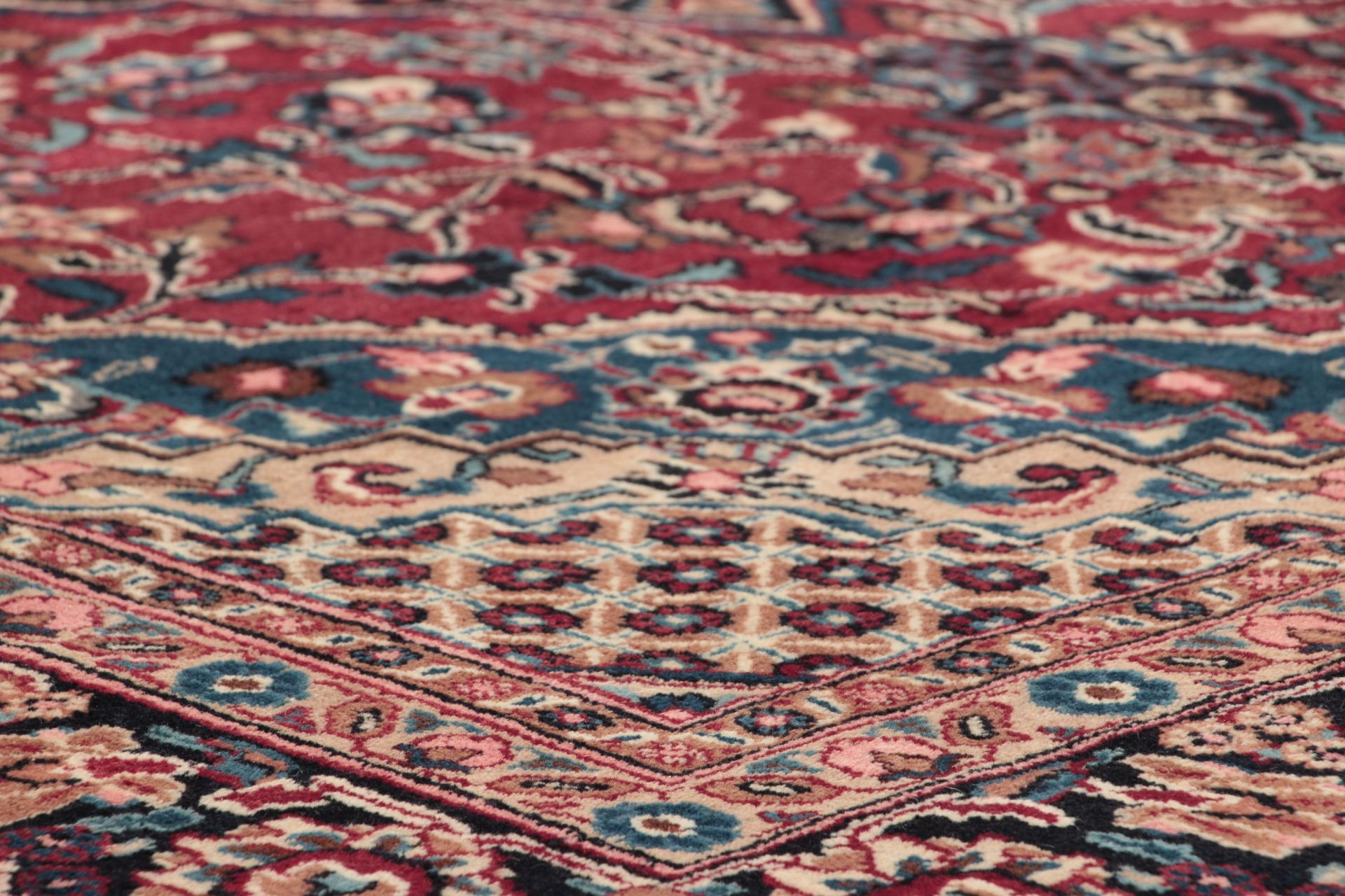 Handgeknüpfter Isfahan Perserteppich, 207 × 296 cm, Wolle